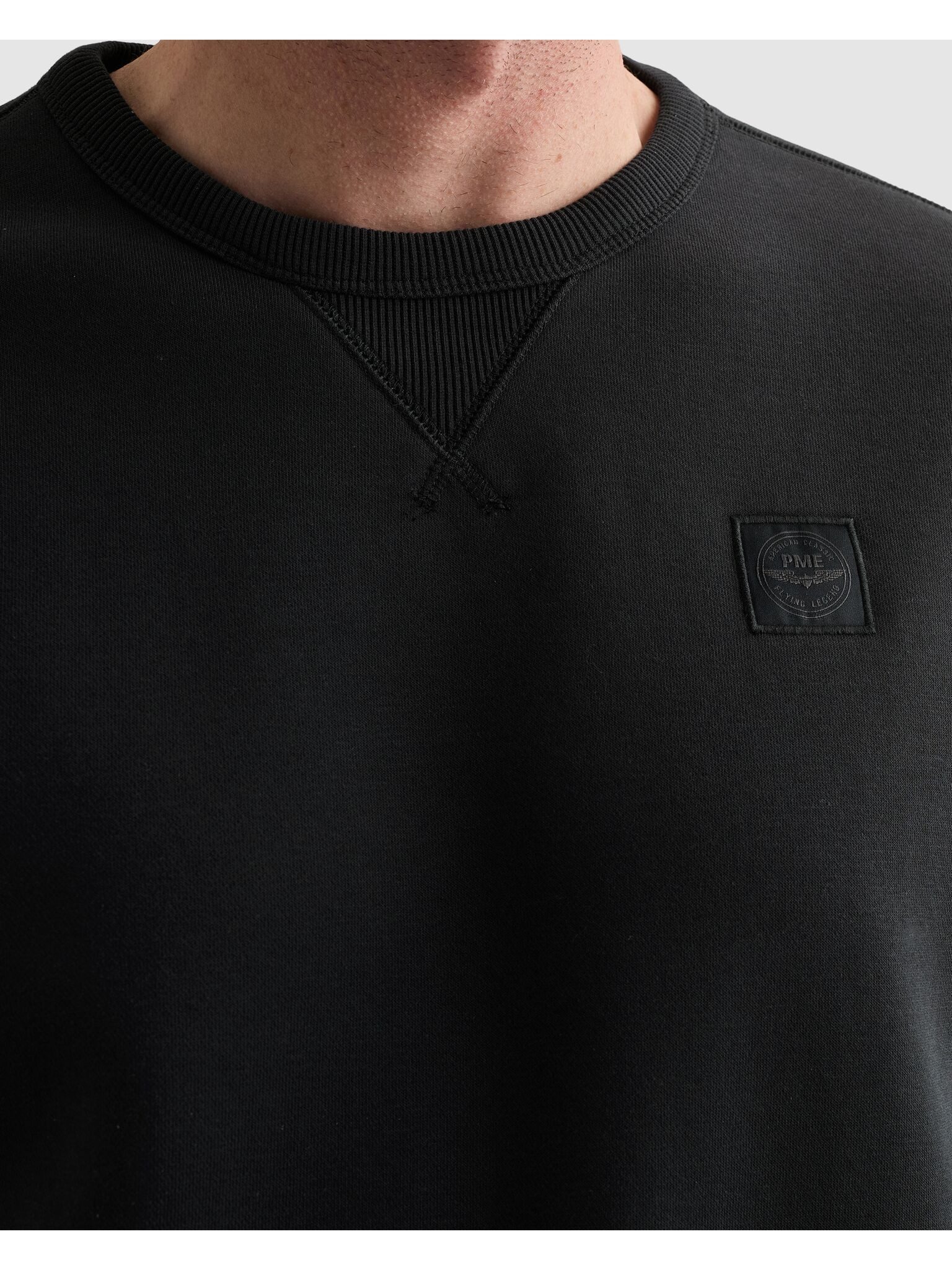 PME LEGEND Sweatshirt Kleine Passe am Ausschnitt – Bild 4 von 5