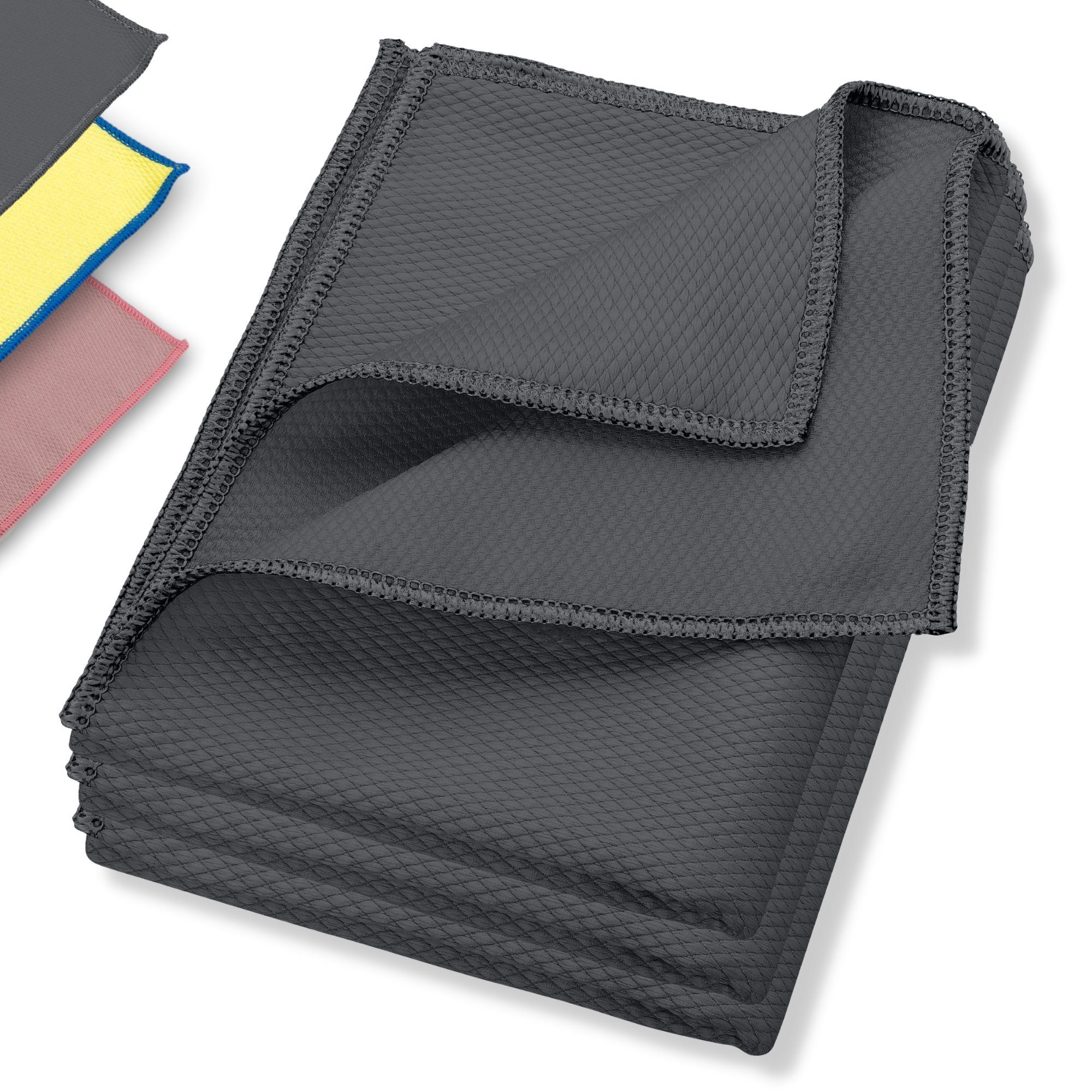 ELEXACLEAN Mikrofaser Fenstertücher Салфетки для чистки (Set, 60x40 cm, streifenfrei, fusselfrei, reinigt nur mit Wasser, ULTRA CLEAR classic)