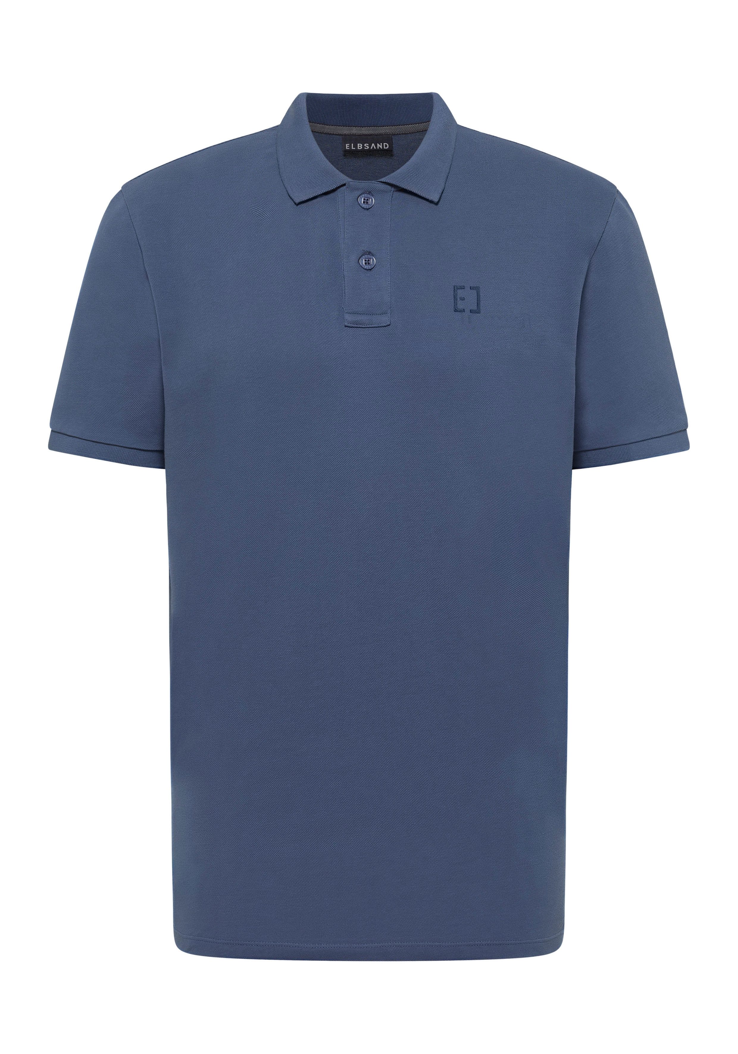 Elbsand Poloshirt Lias Herren Gerippter Flachstrickkragen, normal geschnitt günstig online kaufen