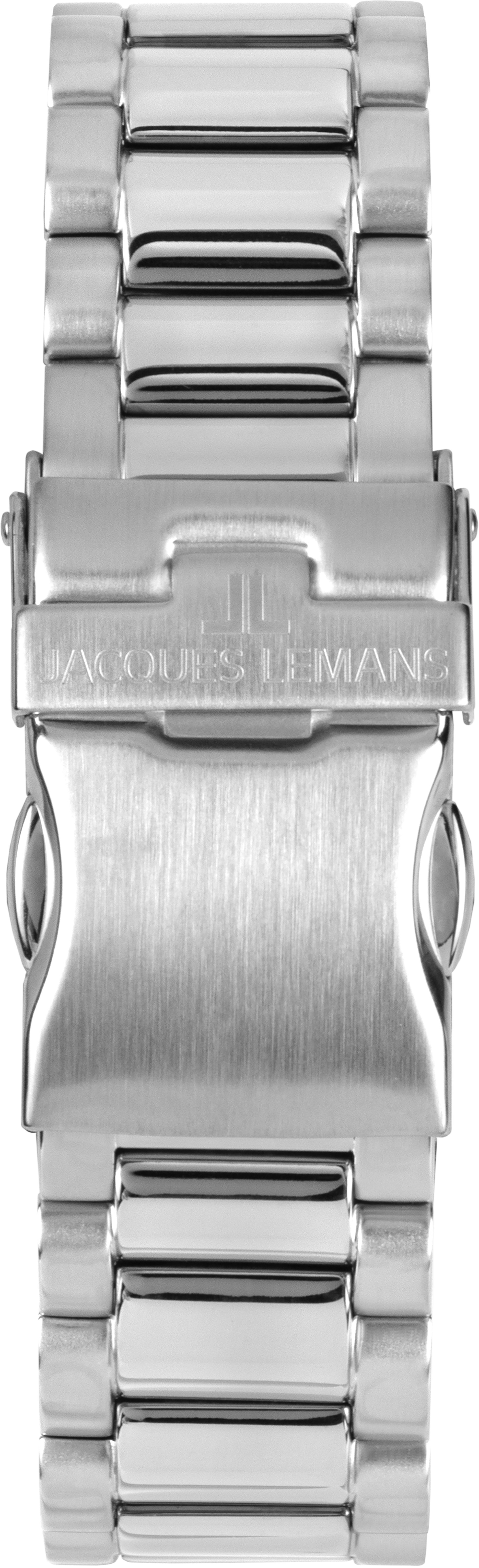 Jacques Lemans Chronograph Eco Power Limited Edition 50-10C, (Set, 3-tlg., mit Wechselwerkzeug und -band), Armbanduhr, Solar, Herrenuhr, Edelstahlarmband