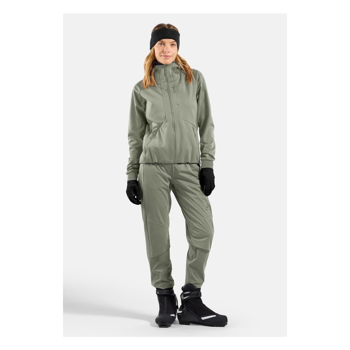 Odlo Skijacke Zeroweight Windproof X Warm Winddichte Damenjacke mit X-Warm System für optimalen Kälteschutz und