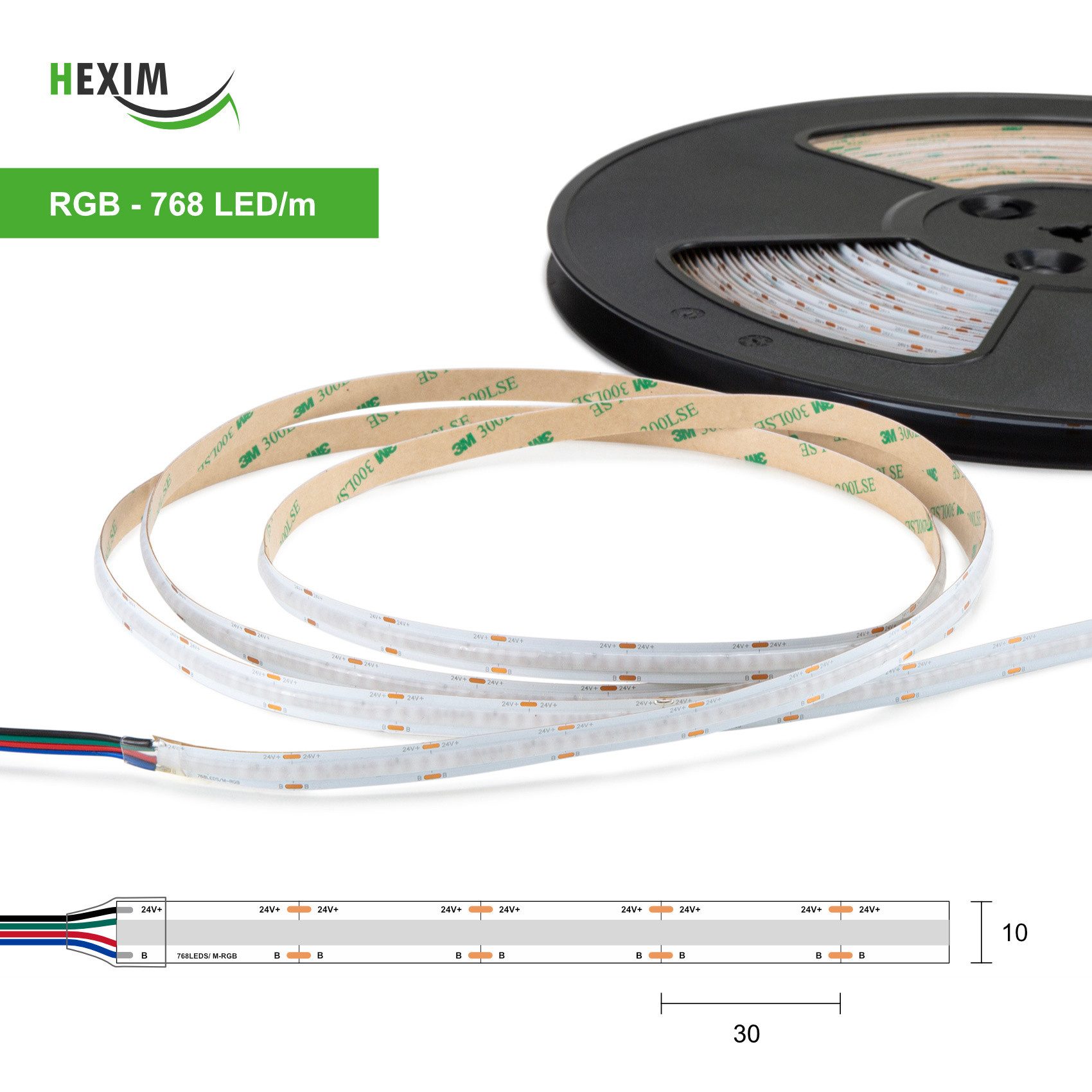 Hexim LED Stripe COB – RGB/W günstig online kaufen