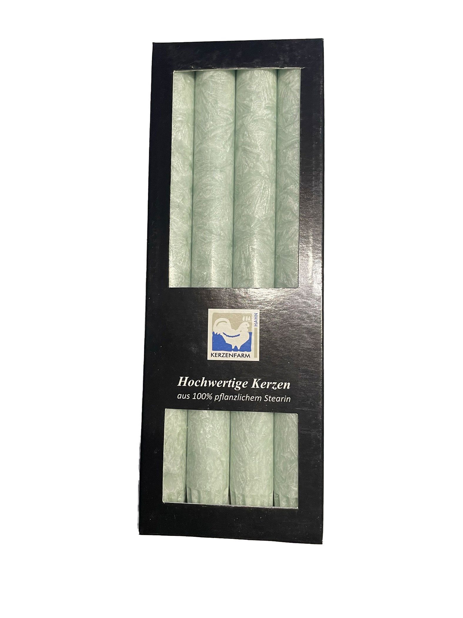 Tafelkerze stabkerze mint 22x250mm 4er Set 100% stearin