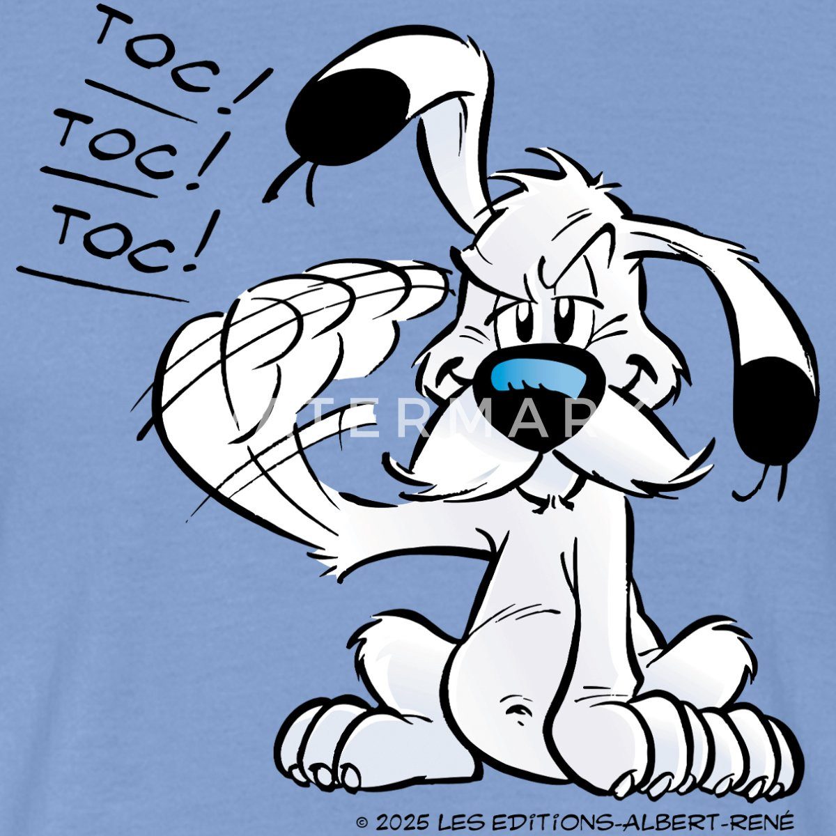 Spreadshirt T-Shirt Asterix & Obelix Idefix Klopft Toc Toc Männer T-Shirt (1-tlg)