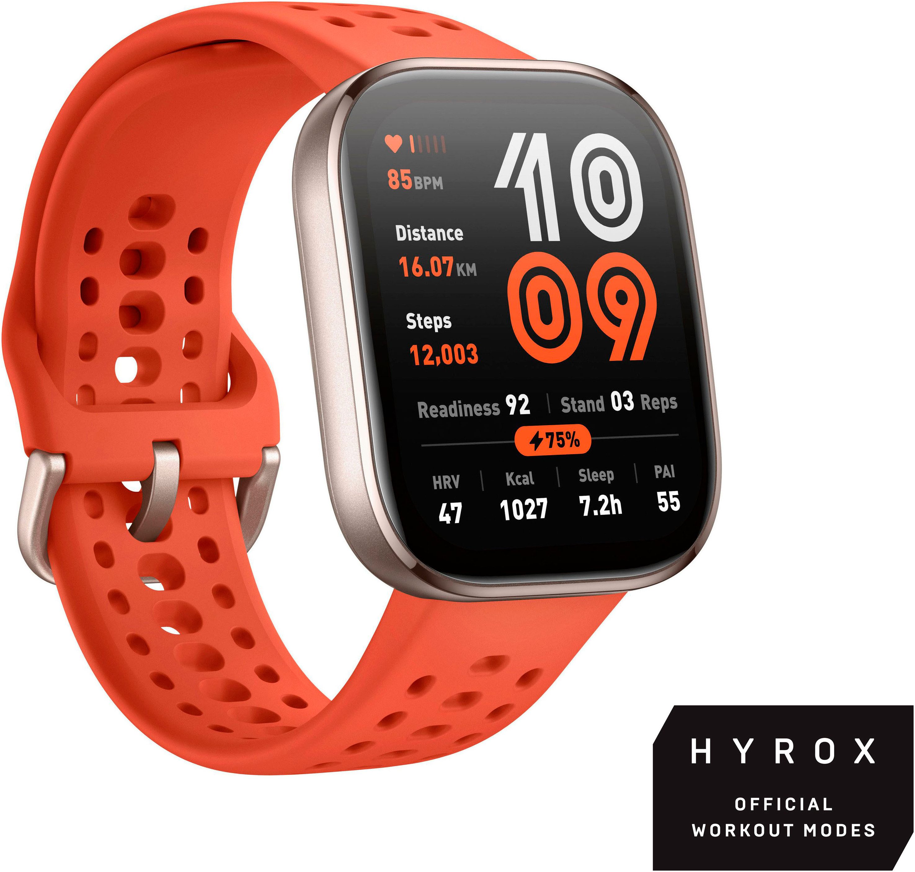 Amazfit Bip 6 Smartwatch (5 cm/1,97 Zoll, Zepp OS), Hyrox Race Mode