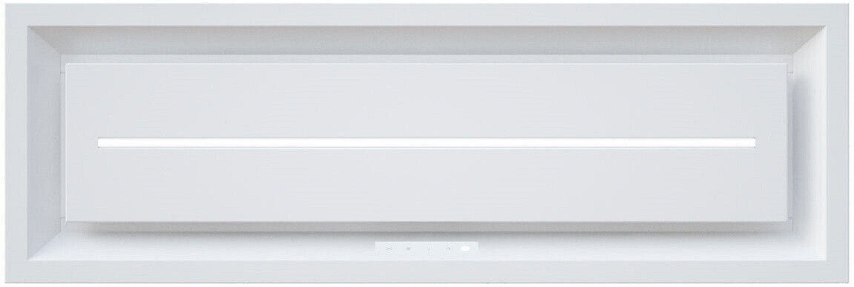 Baumann Deckenhaube Aurora 9030 Weiß, Deckenhaube 90 cm Dunstabzugshaube Weiß 857m³/h Einbau Haube
