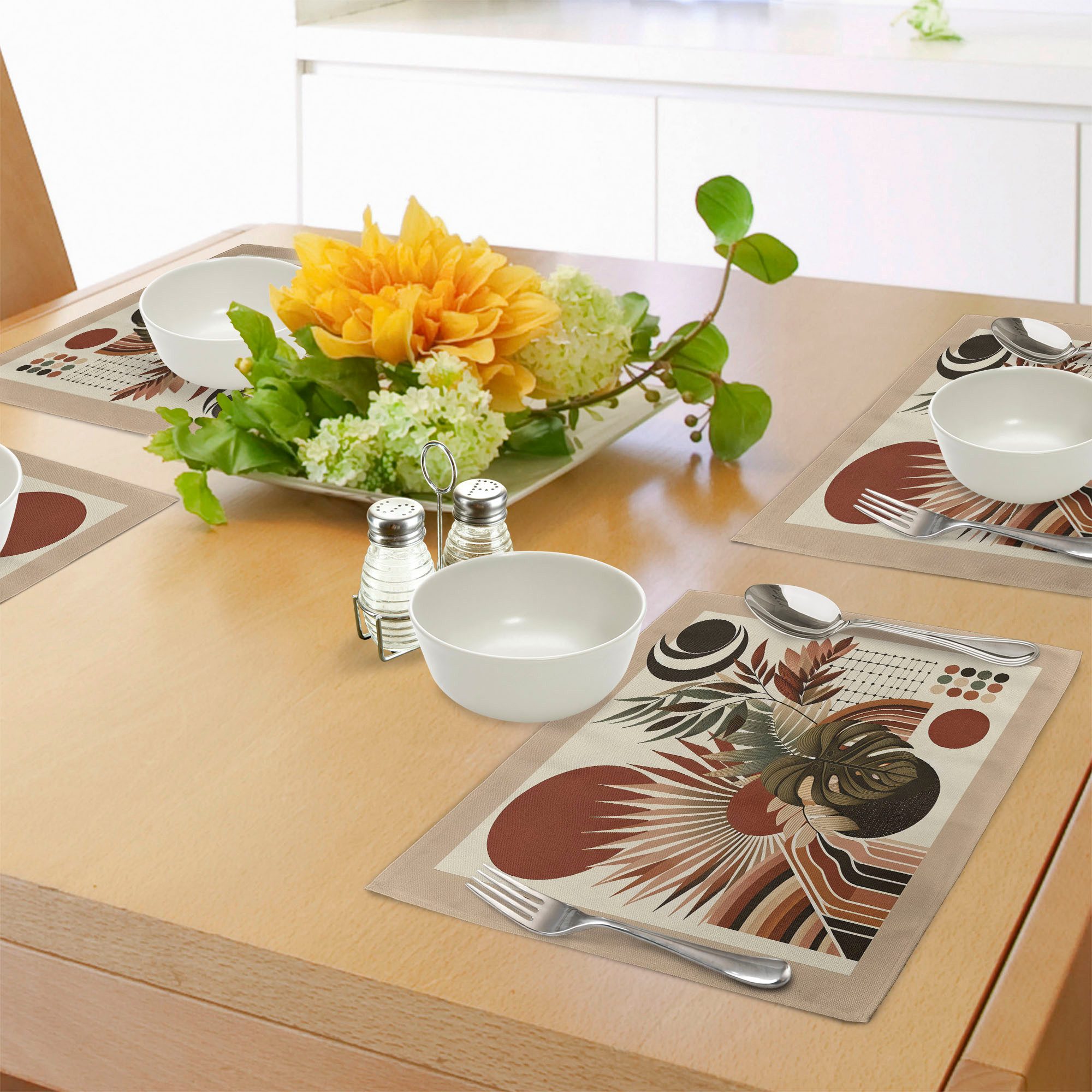 Abakuhaus Platzset Waschbare Stoff Esszimmer Küche günstig online kaufen