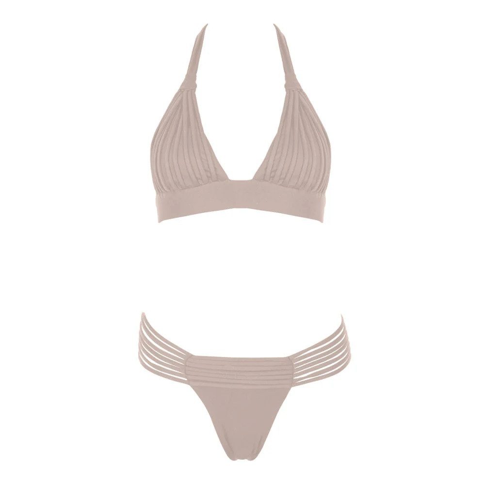 SEA ME SWIM Triangel-Bikini PAROS Bikini - avela hazelnut