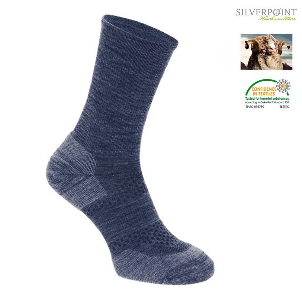 SILVER REED Laufsocken Silverpoint - Merino ALL TERRAIN HIKER - Outdoorsock günstig online kaufen