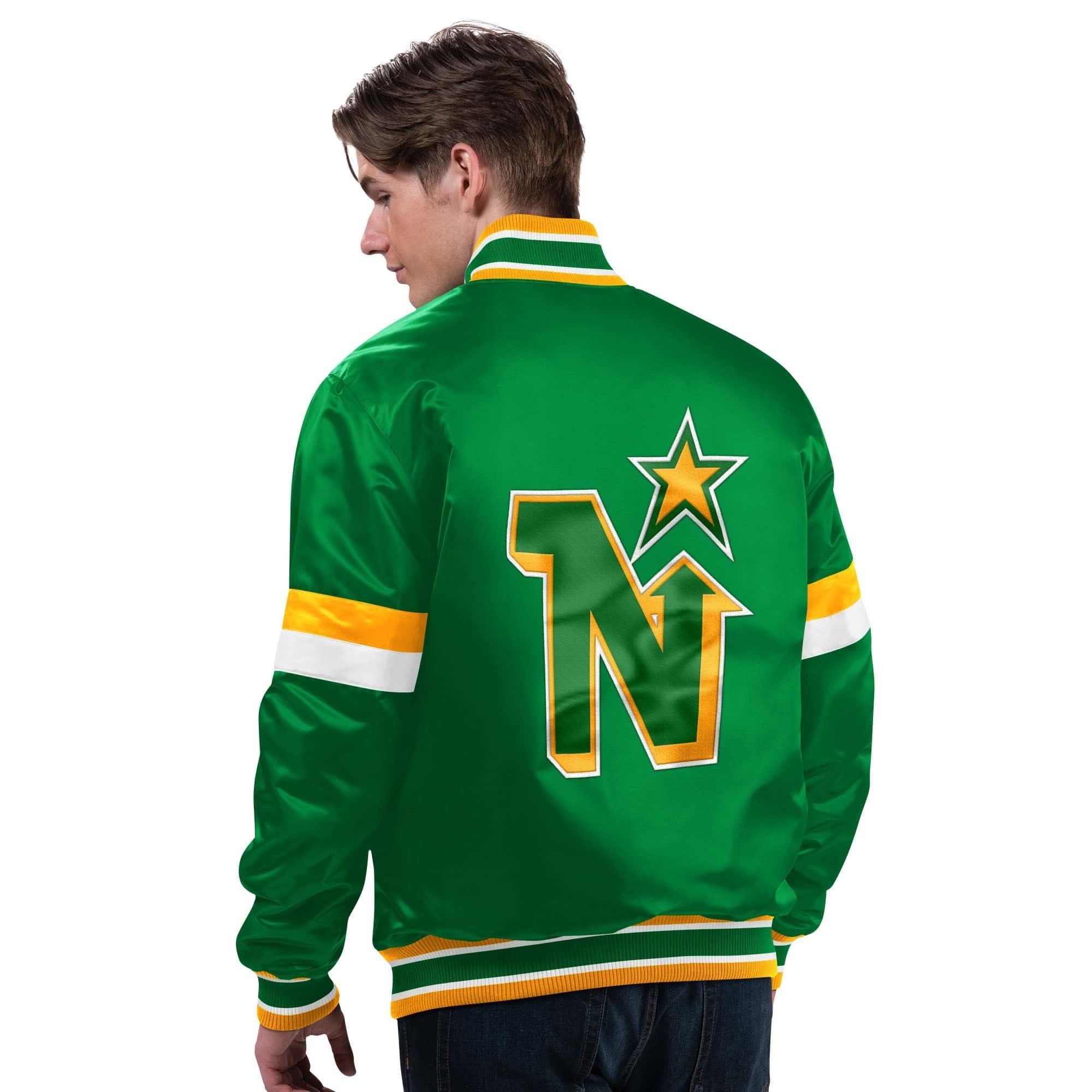 Starter Bomberjacke Starter Jacke Minnesota Northstars DivePlay Satin Varsity