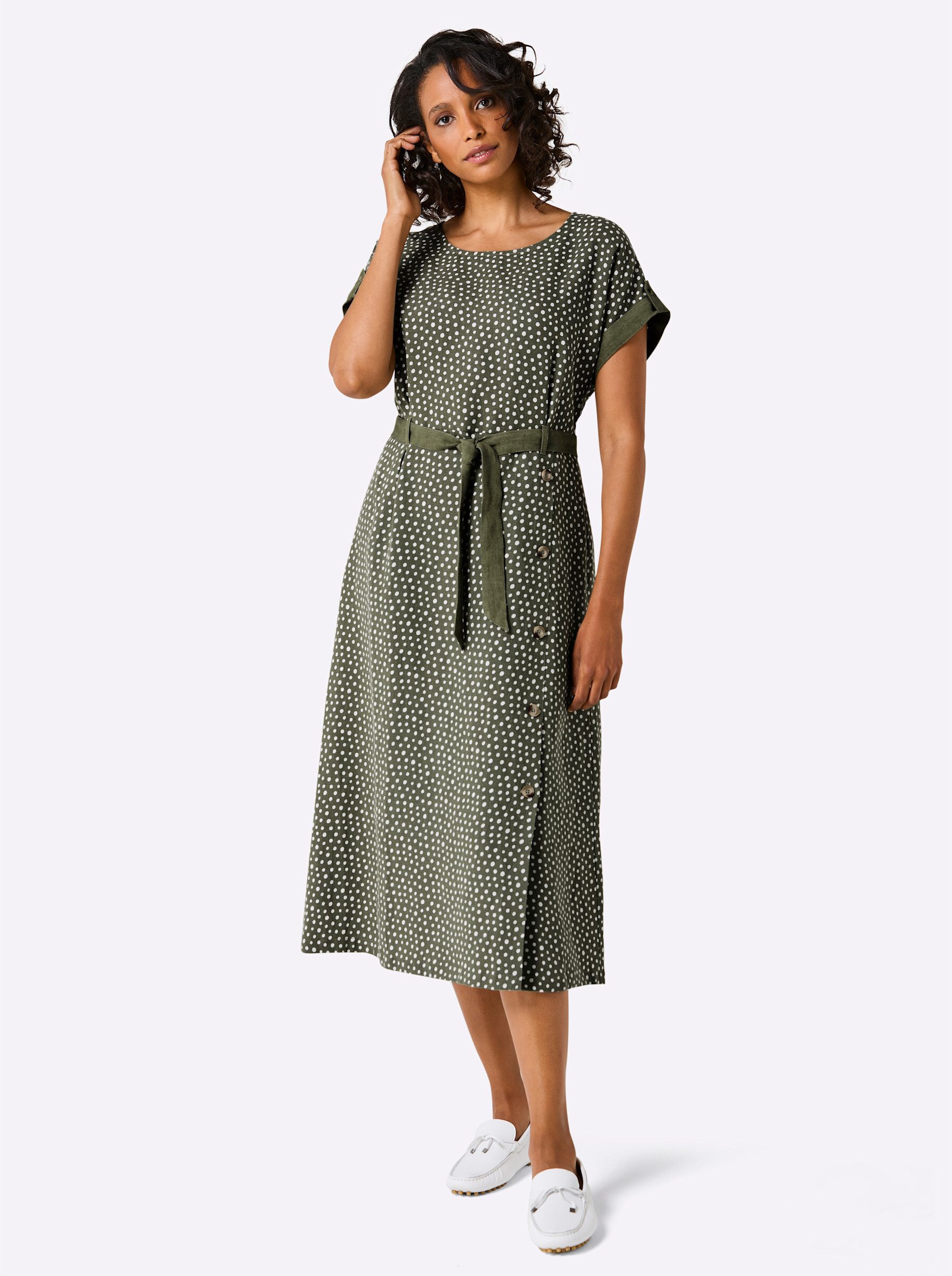 creation L Etuikleid Druckkleid