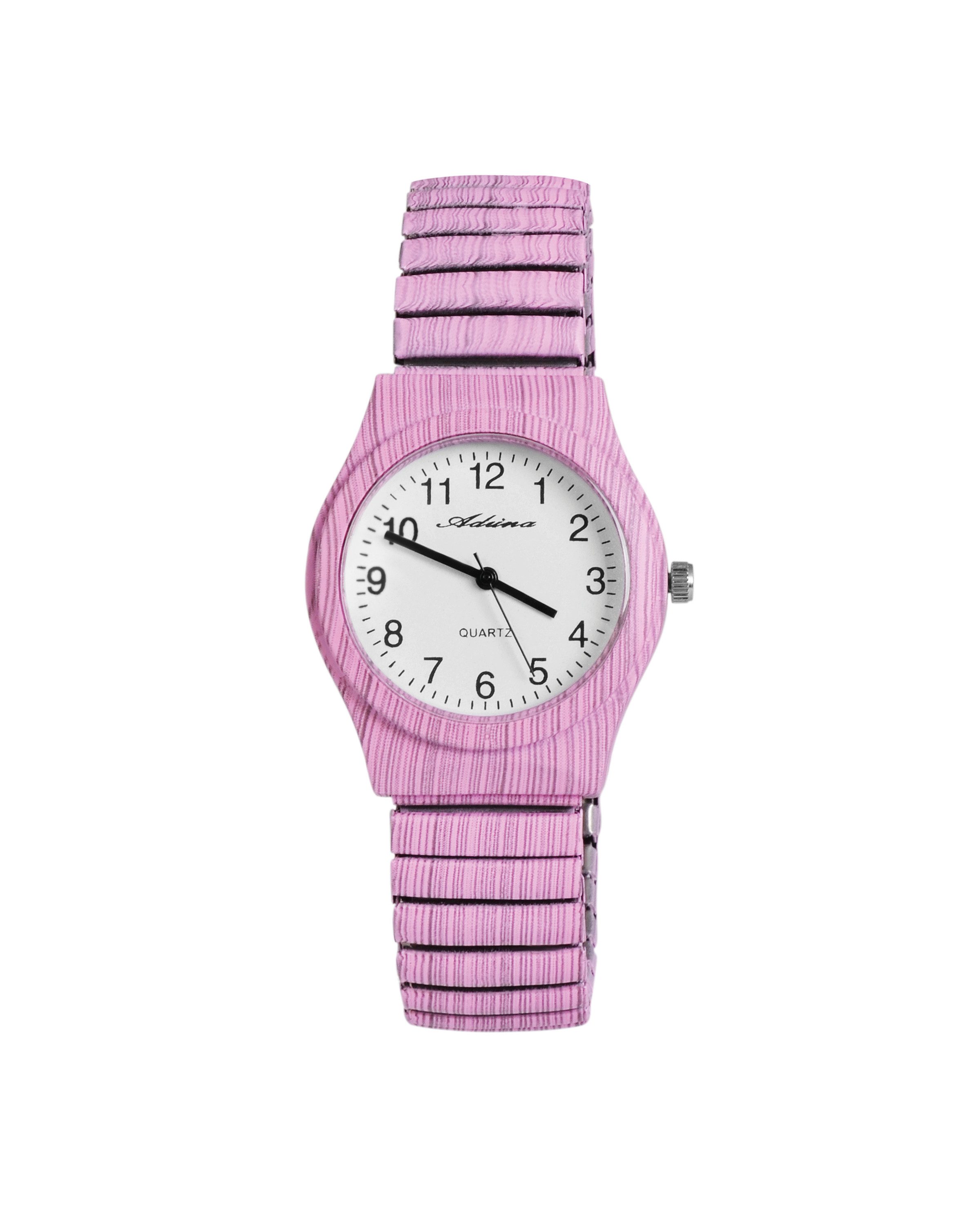 Quarzuhr Adrina Damenarmbanduhr mit Edelstahlzugband, Ø 34 mm (Colores)