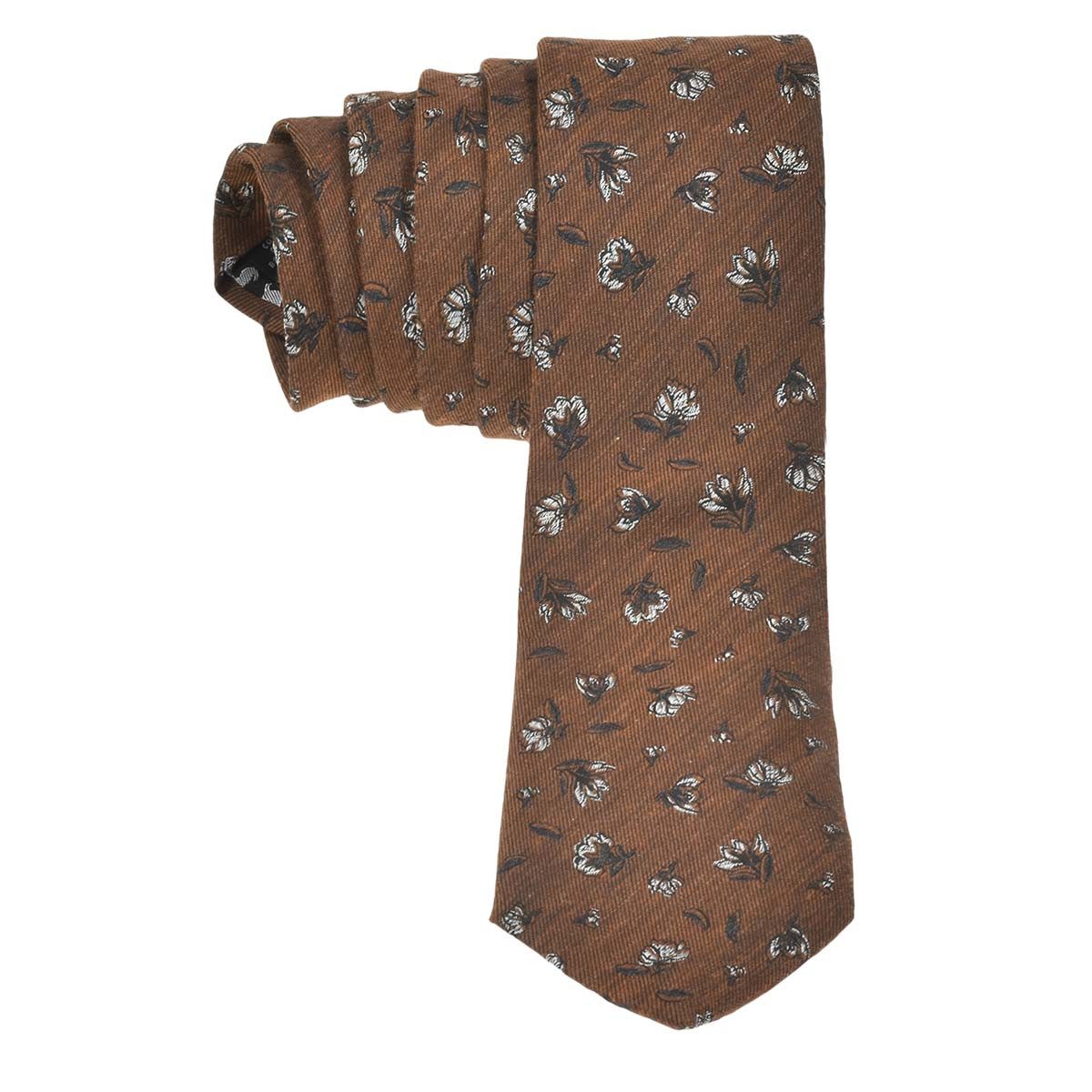 Sir Redman Krawatte "Flower Finesse" 8cm für Herren trendiger Look mit floralem Muster, 8cm breit, 148cm lang