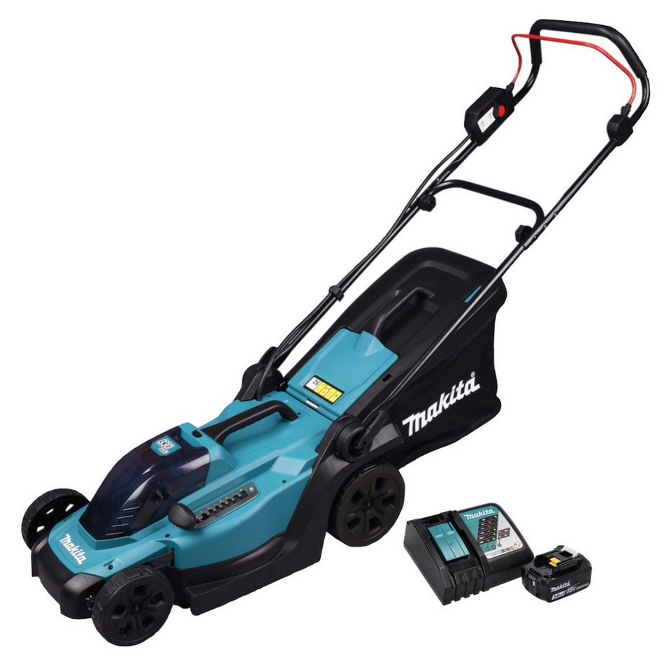 Thumbnail - Makita Akkurasenmäher DLM 330 RF Akku Rasenmäher 18 V 33 cm 30 l + 1x Akku 3,0 Ah + Ladeger