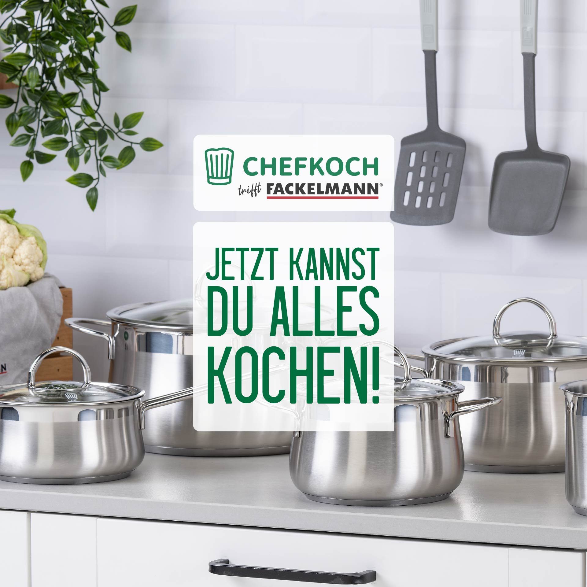 Chefkoch trifft Fackelmann Sparschäler Premium Schäler-Set, Edelstahl – Für Links- & Rechtshänder