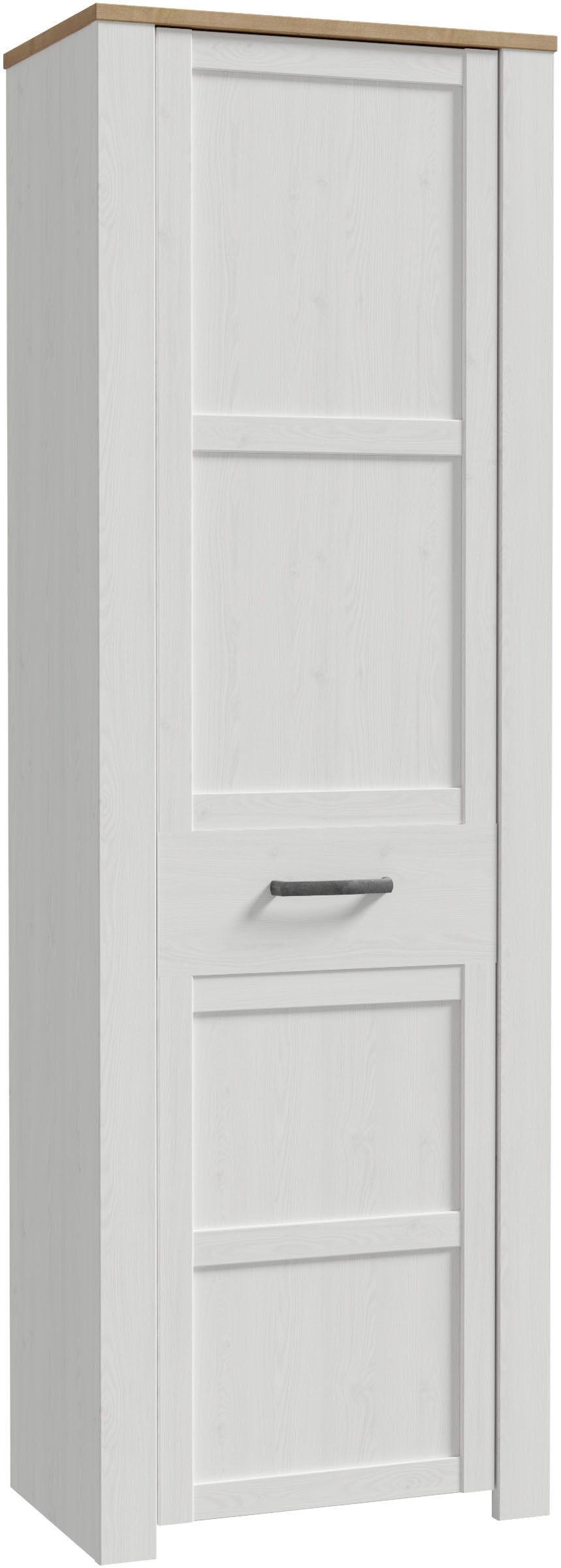 FORTE Garderobenschrank Garderobenschrank, Höhe 205,4cm, Soft Close, ausziehbare Kleiderstange B/H/T 66,7/205,4/42 cm