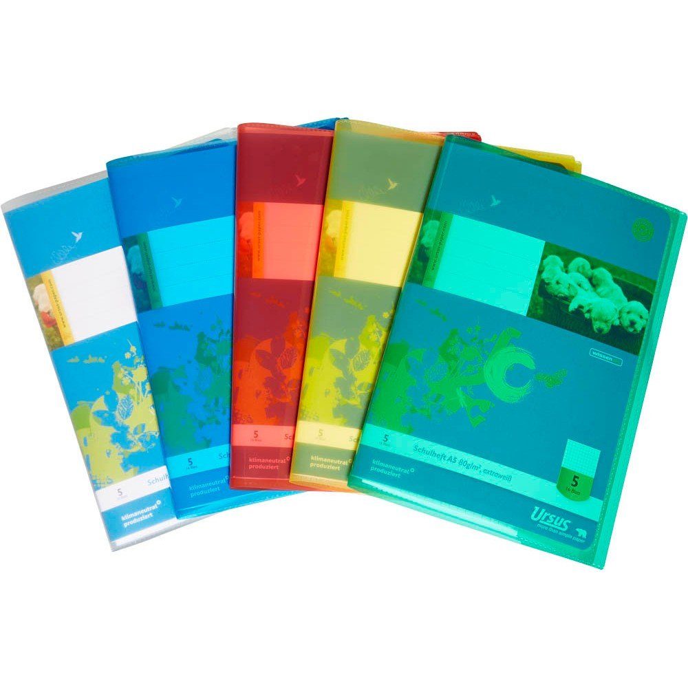 JOLLY JOLLY 9681-0299 5x Heftumschläge farbsortiert DIN A5 Tintenpatrone