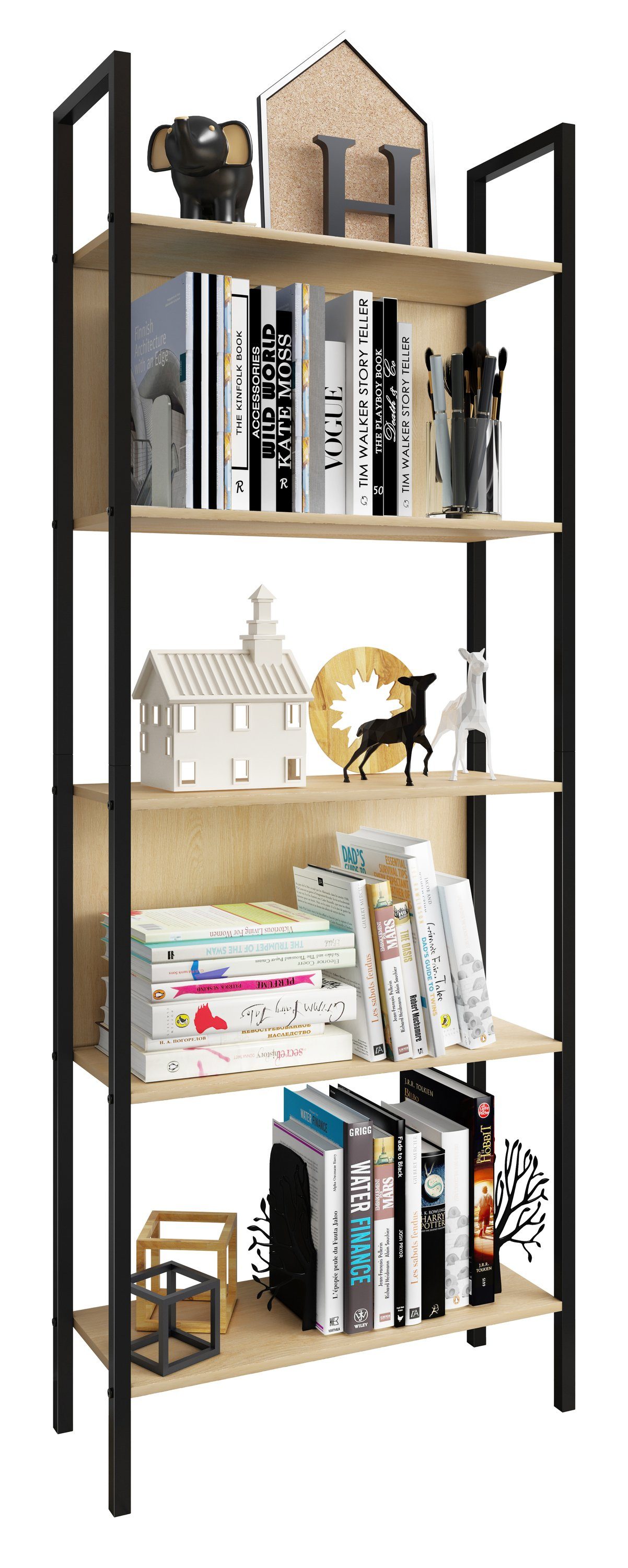VCM Standregal Holz Metall Stand Regal günstig online kaufen