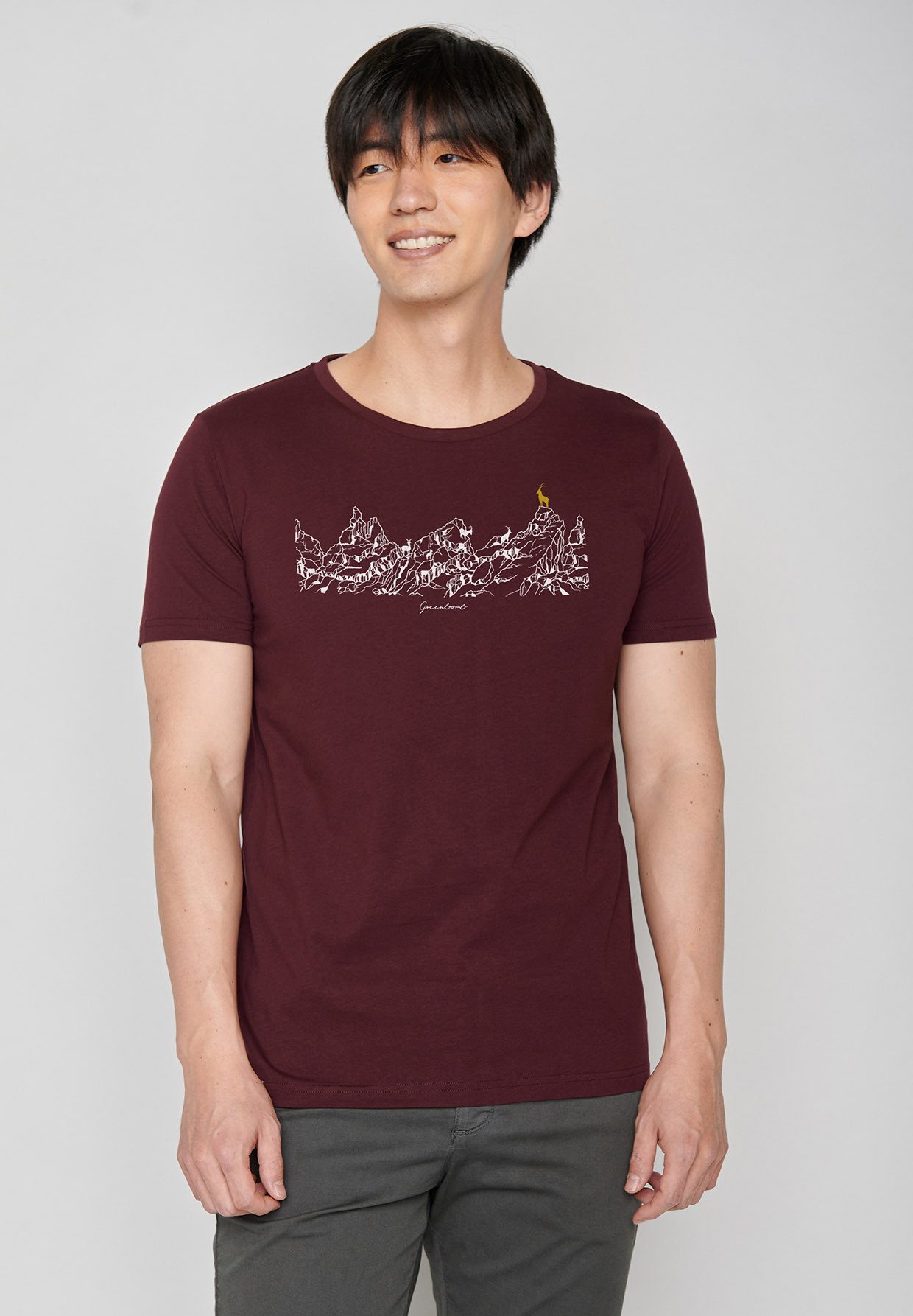 GreenBomb T-Shirt Guide Nature Goats Family Motiv Tiere Ziege (1-tlg., 1) k günstig online kaufen