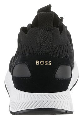 BOSS Titanium_Runn Slip-On Sneaker mit elastischem Einstieg, Freizeitschuh, Halbschuh, Schlupfschuh