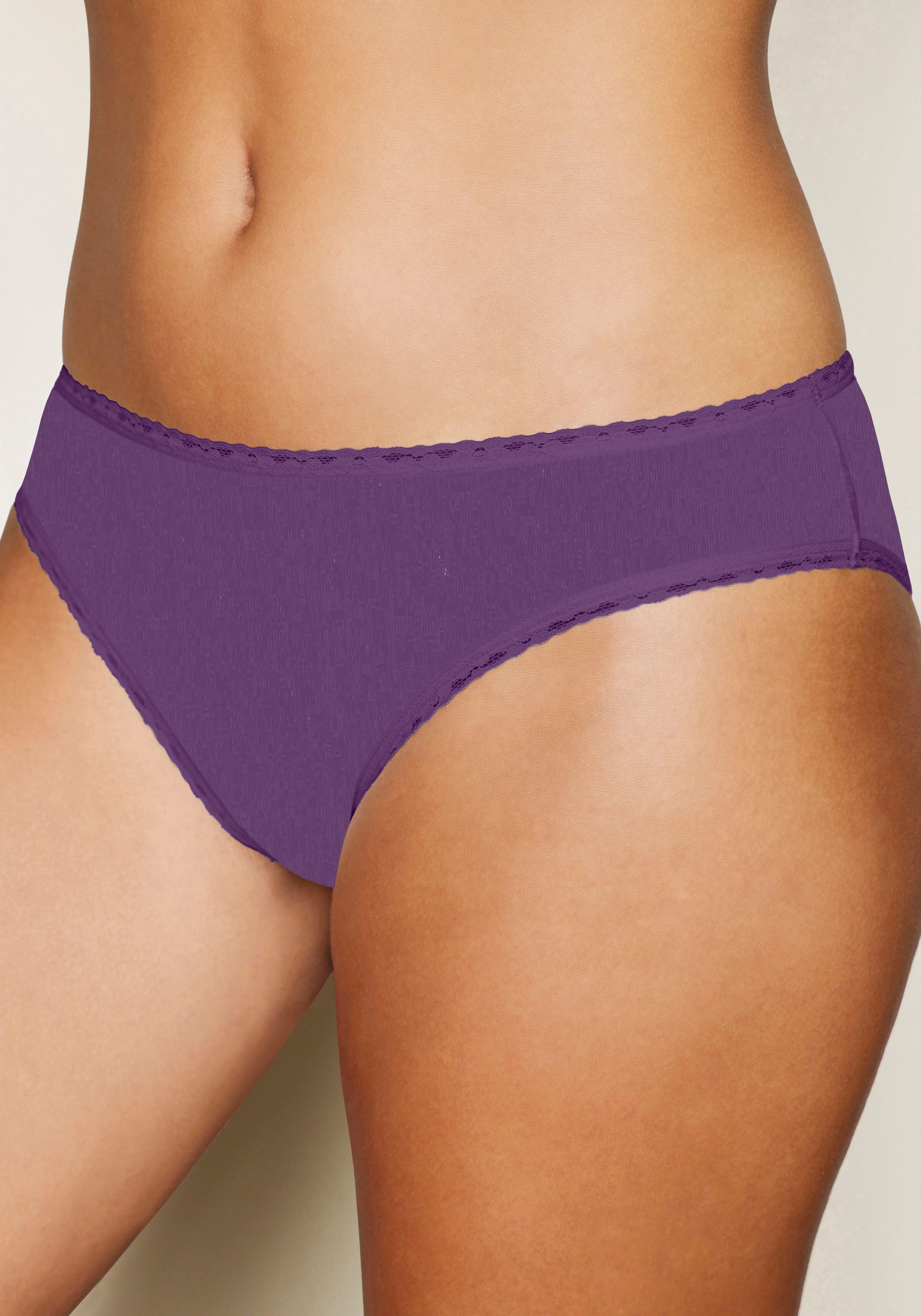 LASCANA Jazz-Pants Slips Geschenk Box (5er-Pack) mit süßen Herzchen-Prints und aus elastischer Baumwoll-Qualität – Bild 2 von 5
