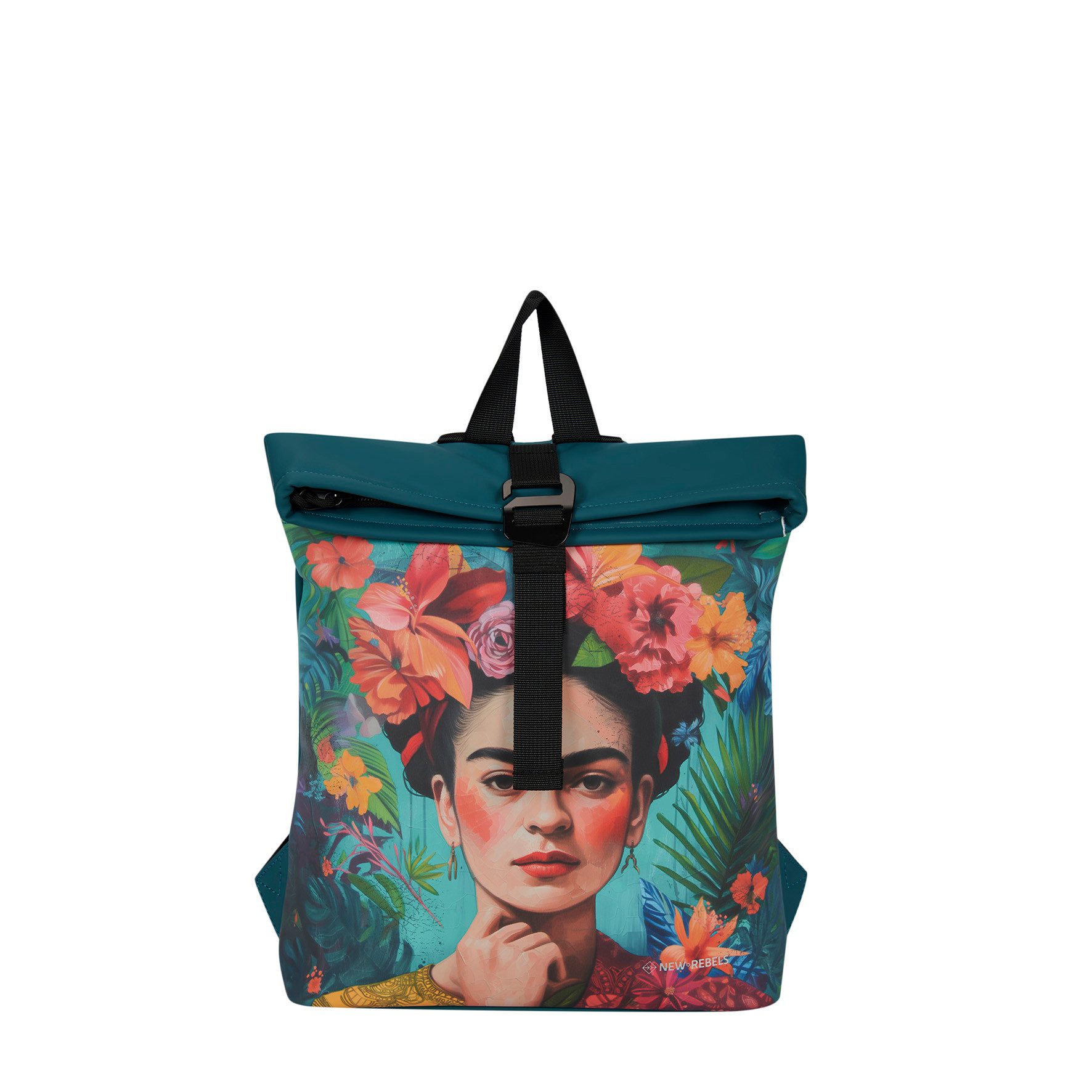 NEW REBELS Freizeitrucksack 51.1460 Mart Art "LOS ANGELES" Roll Top Rucksack (Stück, 1-tlg., 1), mit Laptopfach