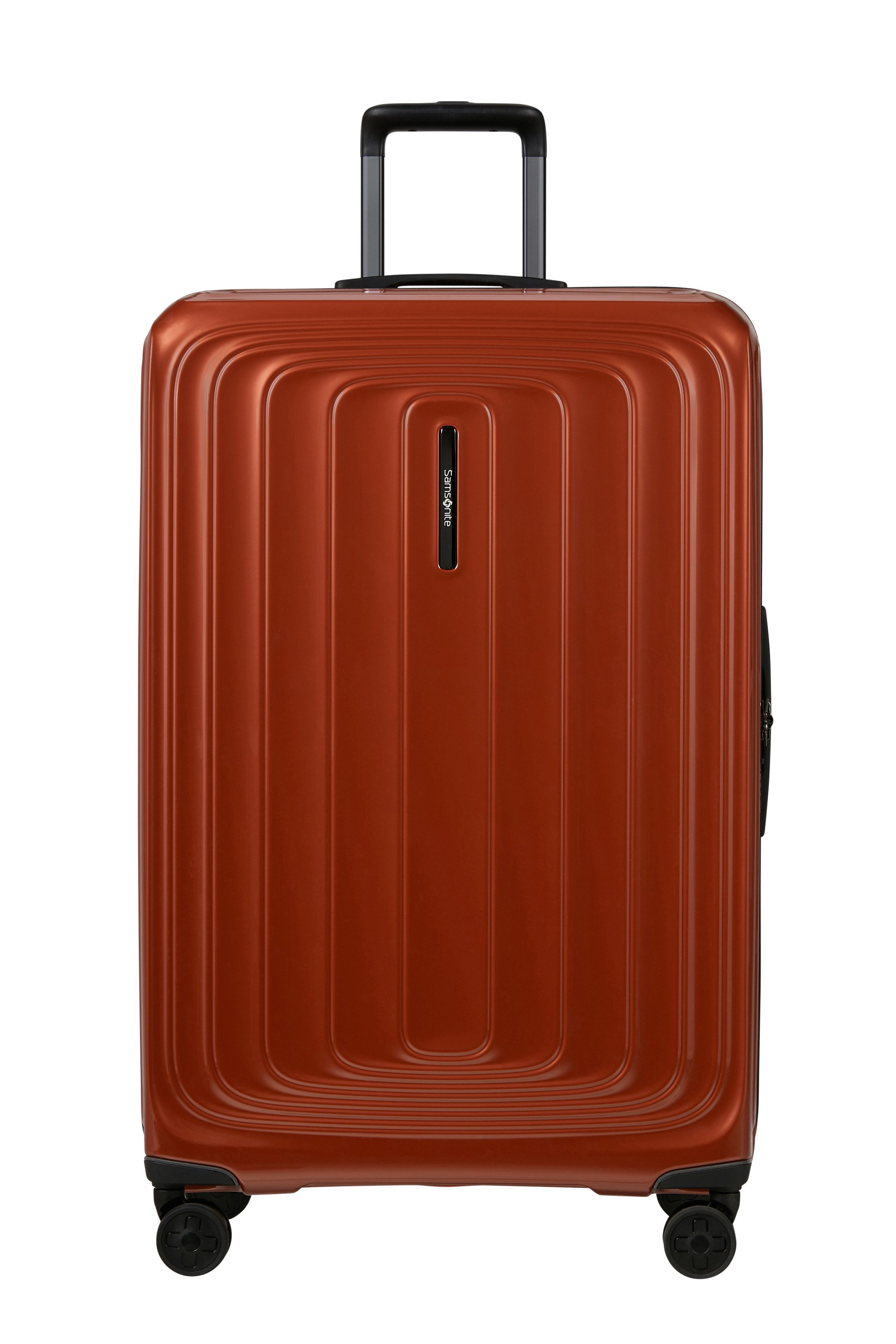 Samsonite Hartschalen-Trolley 2WANDER, 4 Rollen, aus robustem Polycarbonat, mit Adressetikett und Dehnfalte