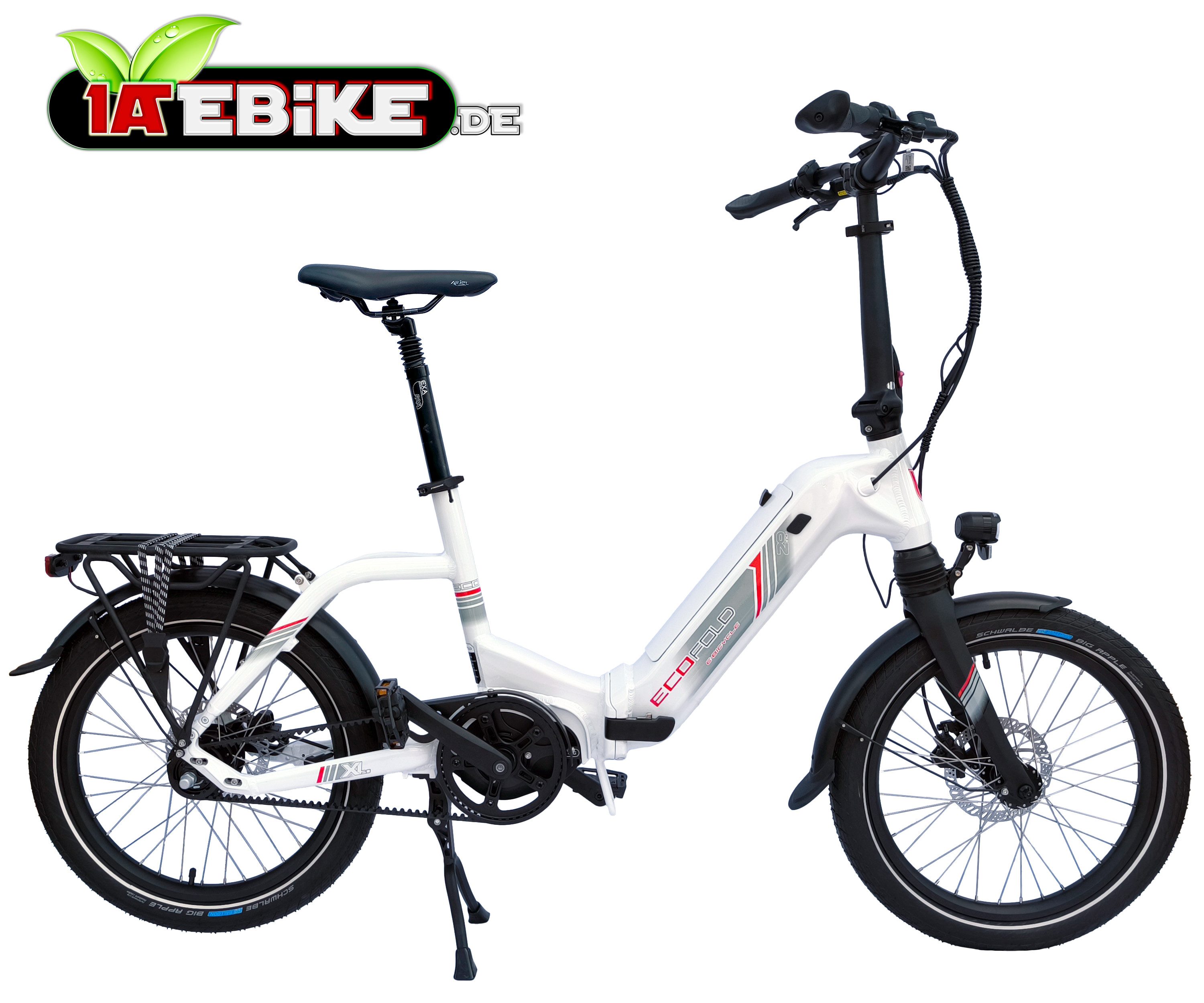 Ecofold E-Bike w 20 Zoll ECOFOLD BFM210 3-Gang Automatik Riemen BaFang Mittelmotor, 3 Gang Bafang, Mittelmotor, 250 Wh, Faltrad