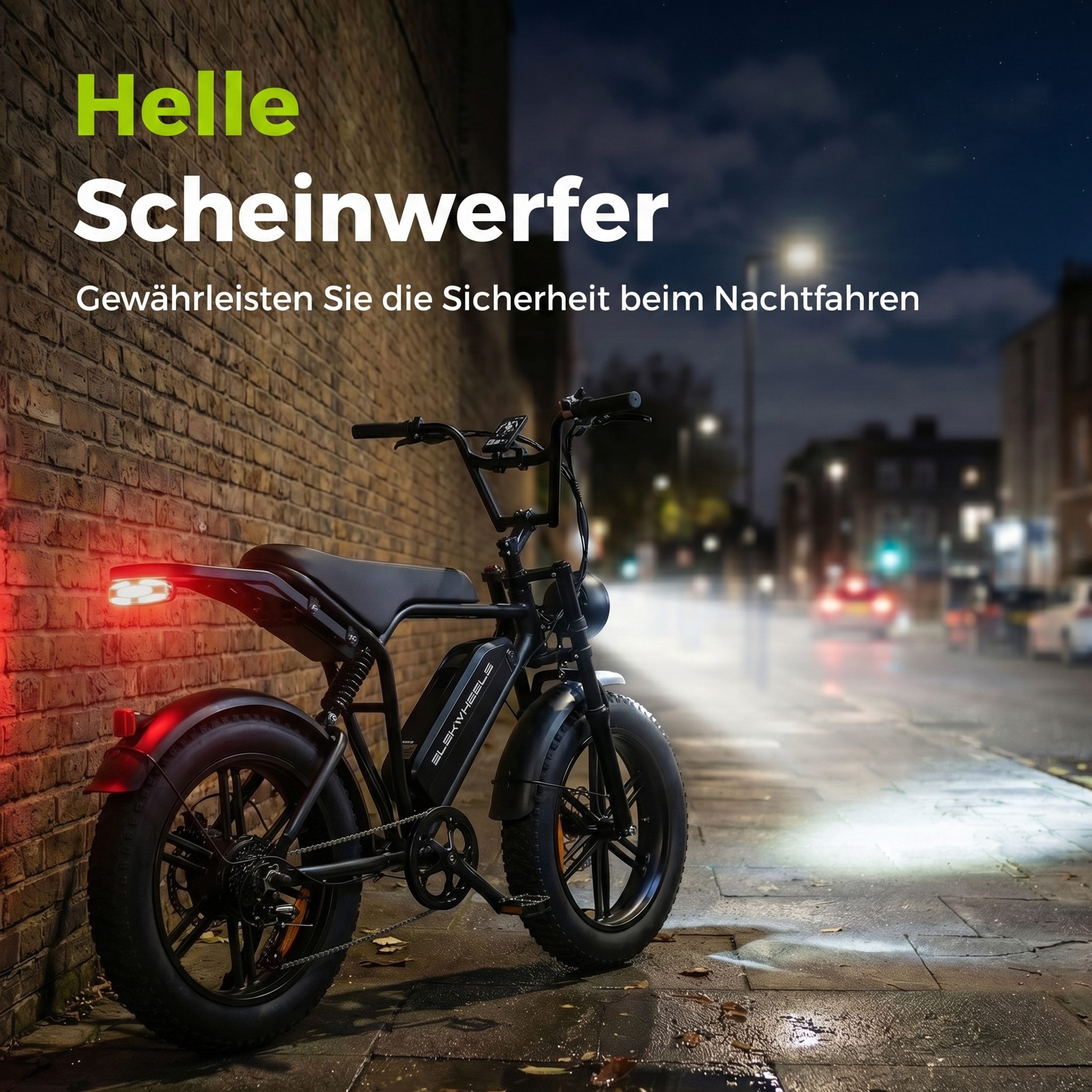 PIXAR E-Bike Elekwheels E6 2.0 E-Bike 48V 13Ah 7-Gang 20"x4.0 Fat mit LCD