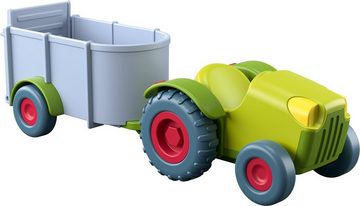 Haba Spielzeug-Traktor Little Friends - Traktor mit Anhänger