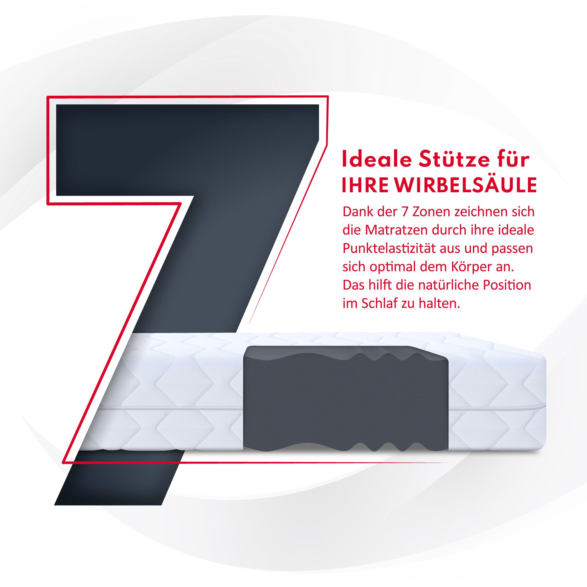 Kaltschaummatratze COMFORT PLUS 90x200, 140x200, 180x200 cm & weitere Größe günstig online kaufen