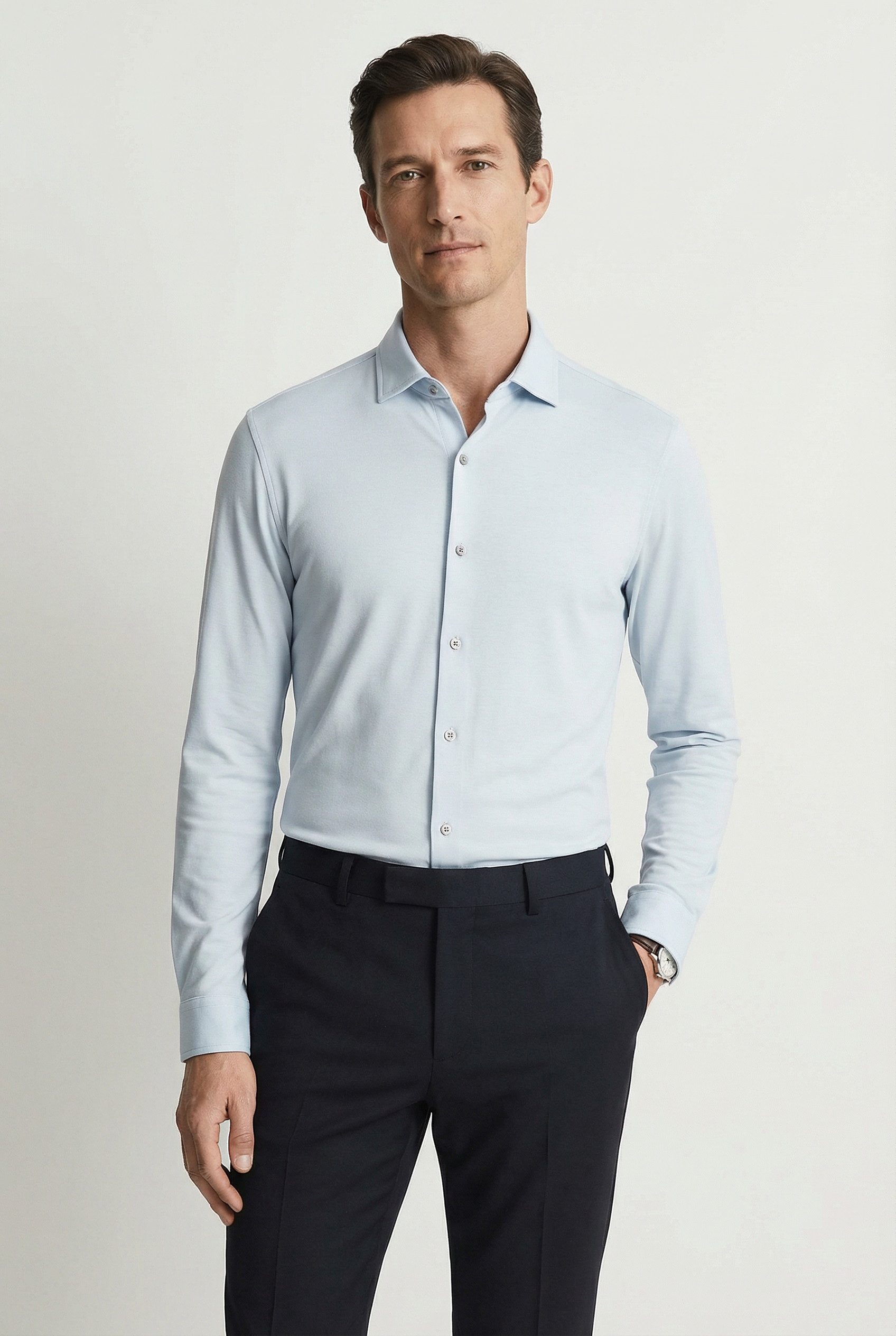 Cinque Businesshemd Jersey Qualität, Regular Fit