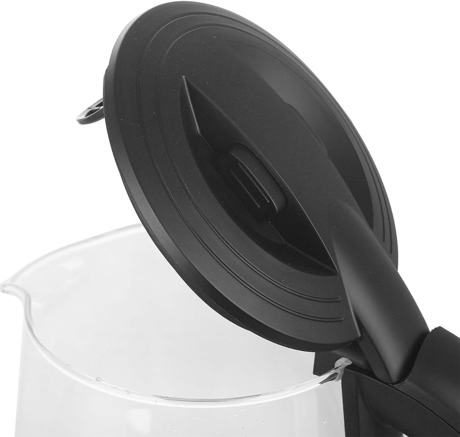 Wasserkocher, Borosilikatglas 2200,00 frei Volumen aus BPA 1.7 LED 1.7L bestem Emerio l, Watt W, Glas 2200