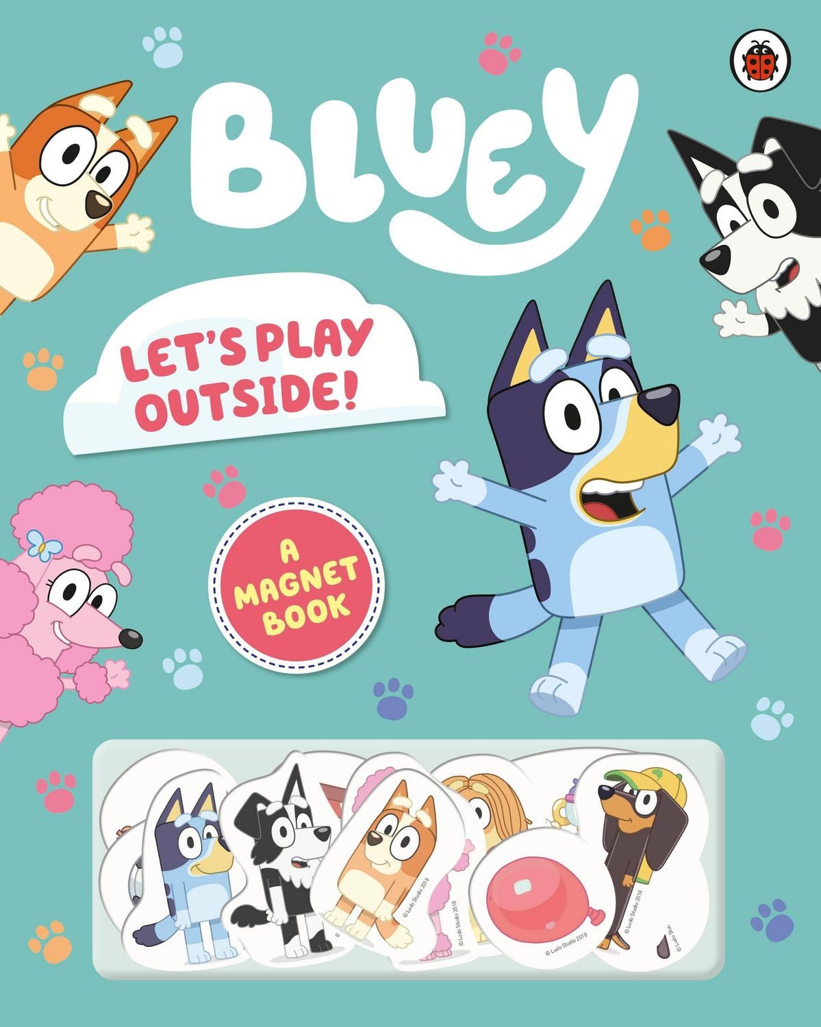 Belletristik Bluey: Let's Play Outside! Magnet Book Bluey