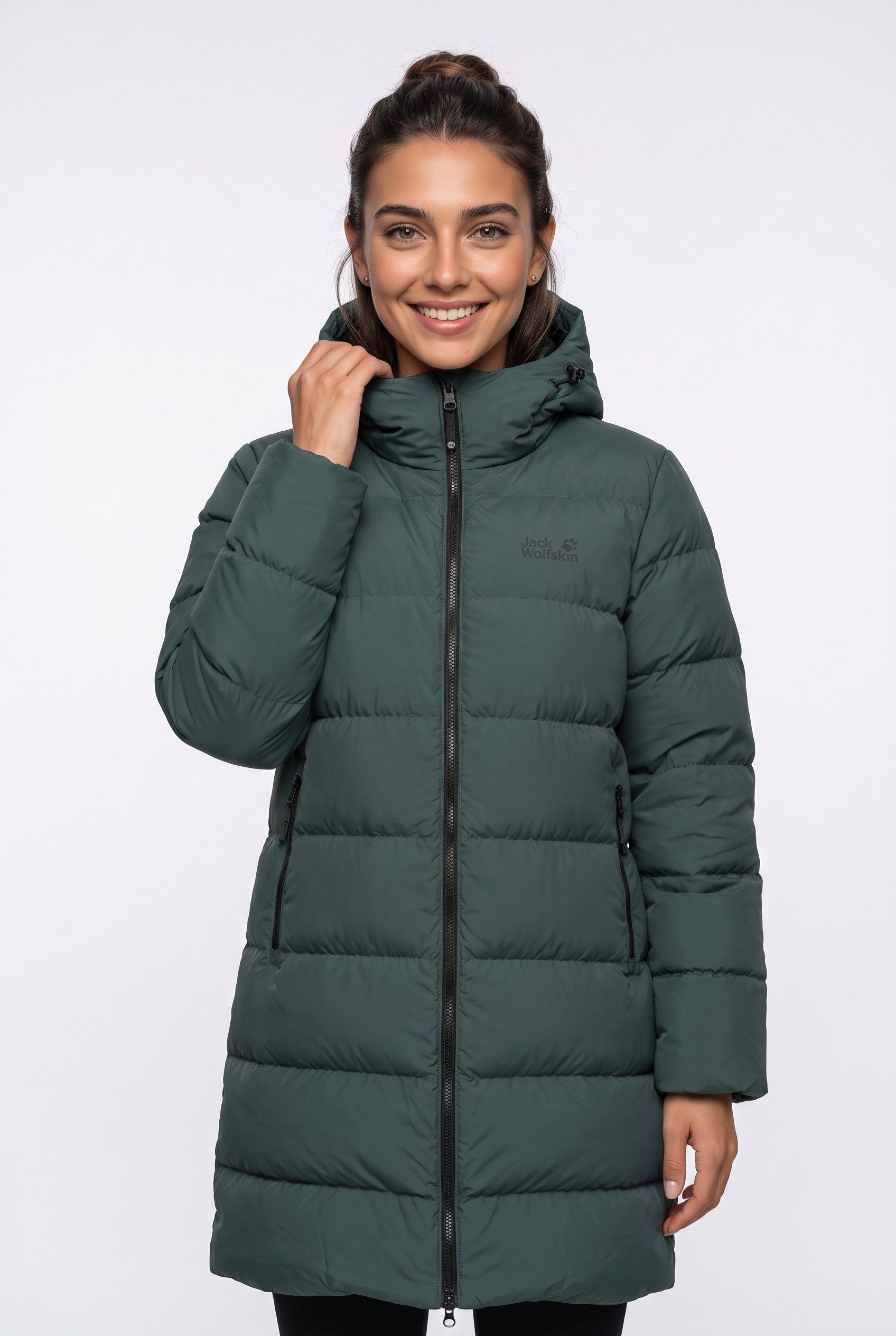 Jack Wolfskin Daunenmantel FROZEN PALACE COAT W RDS mit wärmender Daunenfüllung aus Entendaune und Federn, winddicht