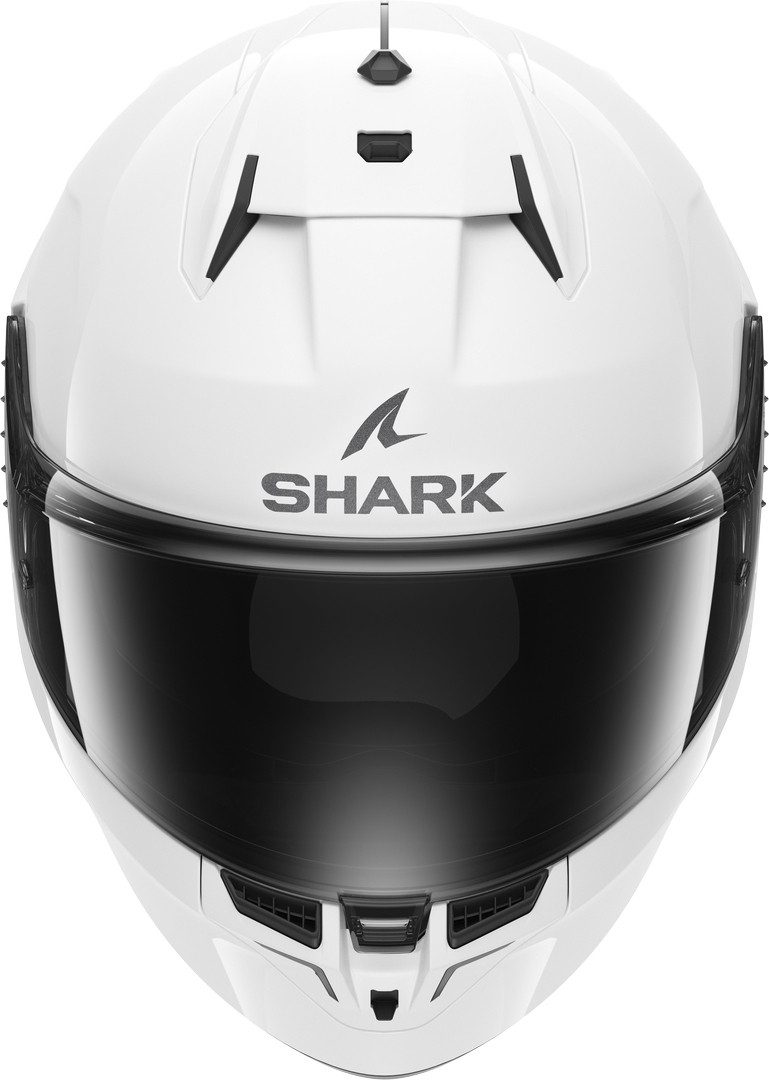 Shark Motorradhelm D-Skwal 3 Blank Helm, Sonnenvisier, Pinlock, Ratschenverschluss, ECE 22.06