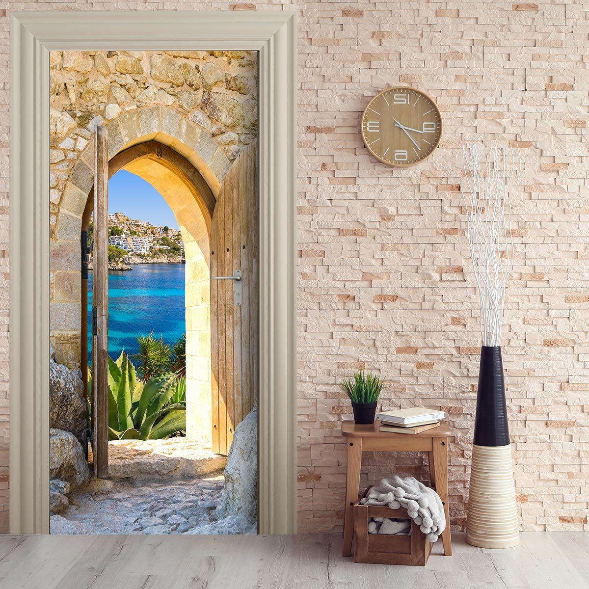 Stickerprofis Türtapete MITTELMEER, Premiumklasse, selbstklebend günstig online kaufen