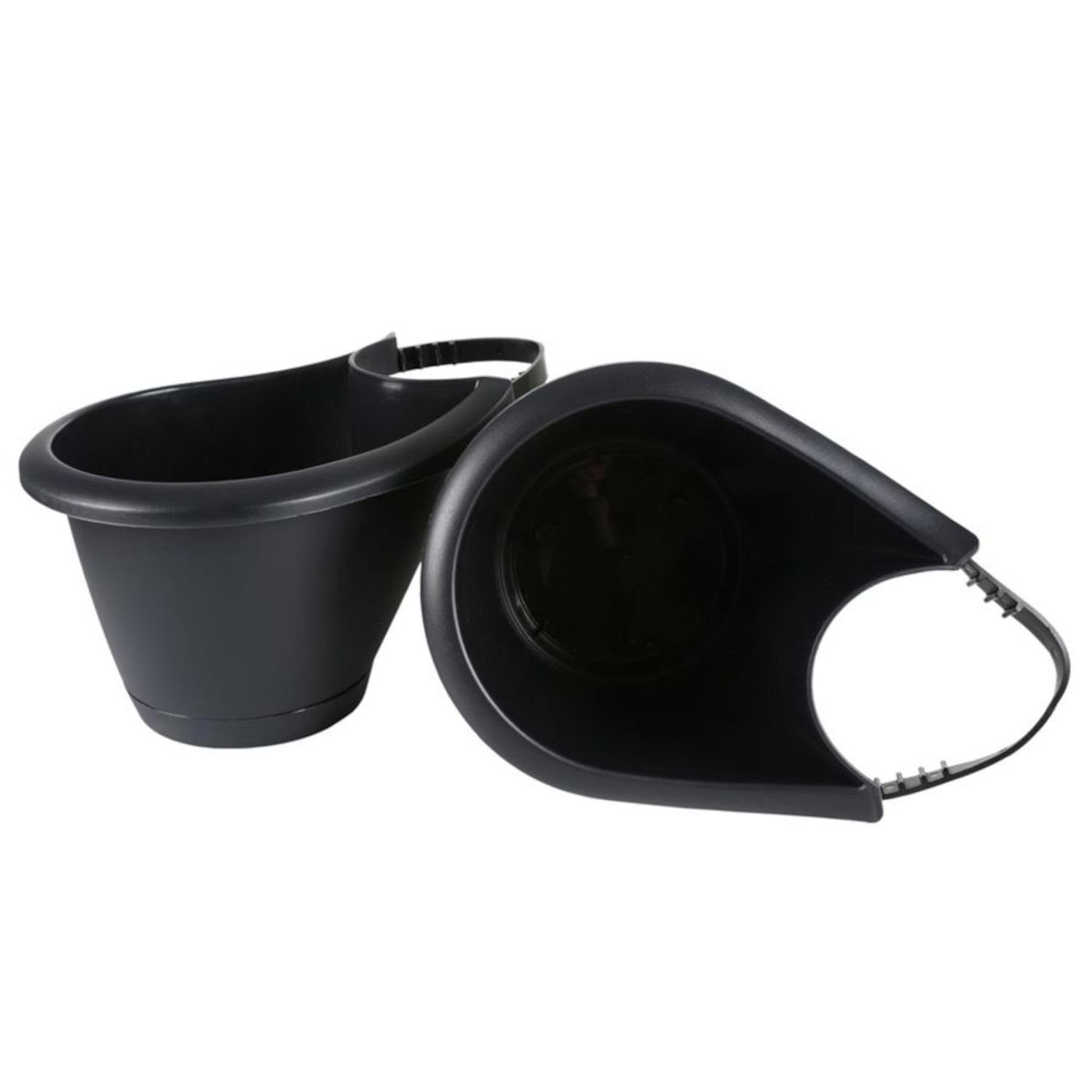 BURI Blumenbank 2er-Set Regenrohr Pflanztopf Blumentopf günstig online kaufen
