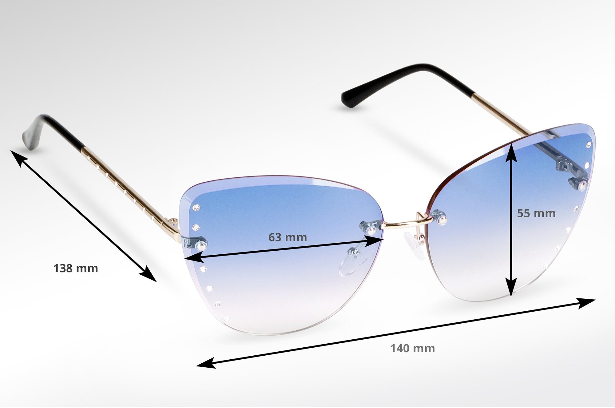UrbanSky Sonnenbrille Sofia (2er-Pack, Sonnenbrillen-Set mit günstig online kaufen