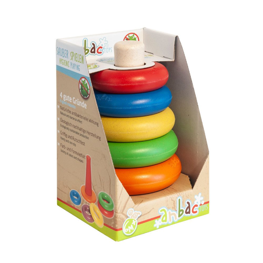 Stapelspielzeug Steckspielzeug Ring-Pyramide