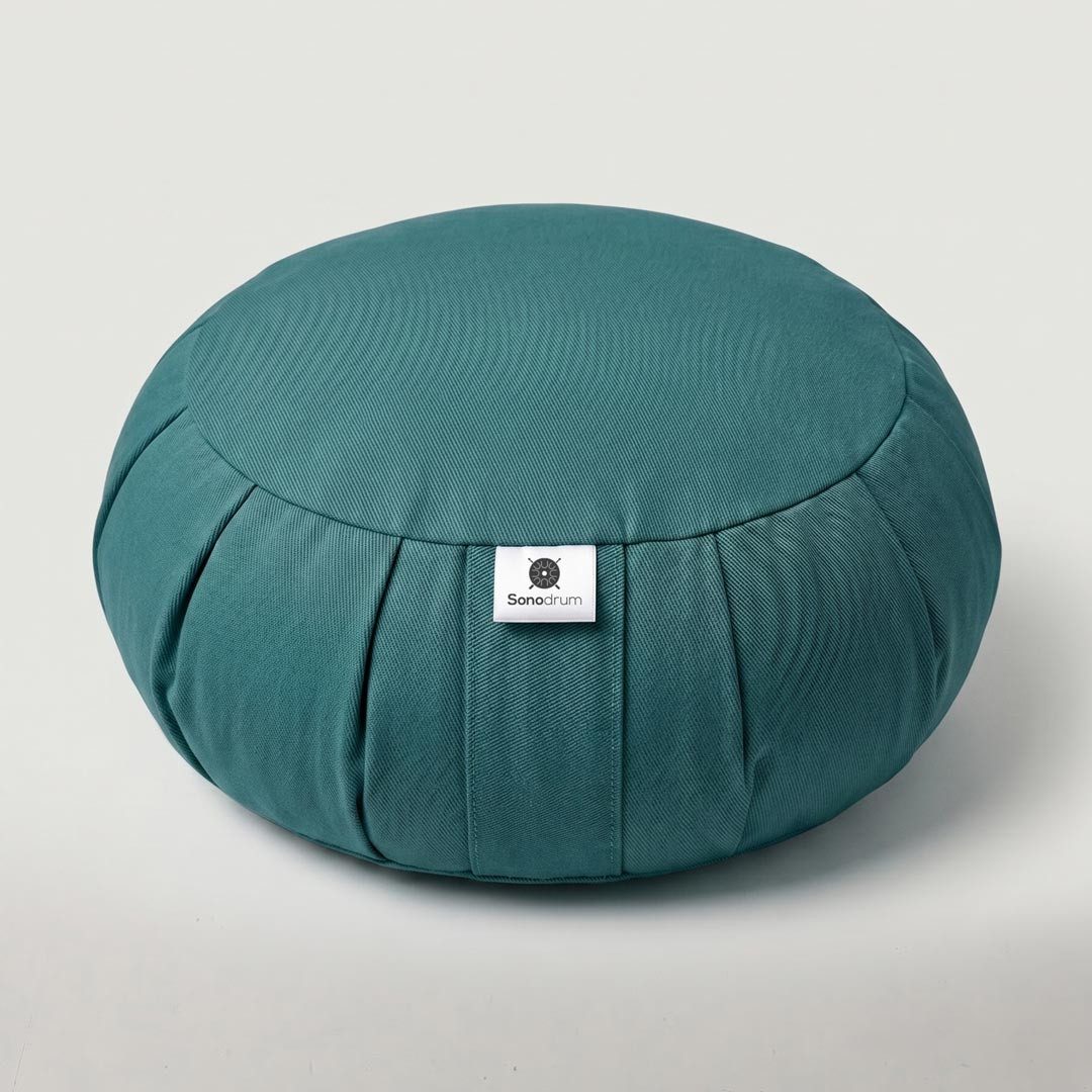 Sonodrum Meditationskissen Rund / Zafu, mit Buchweizenfüllung