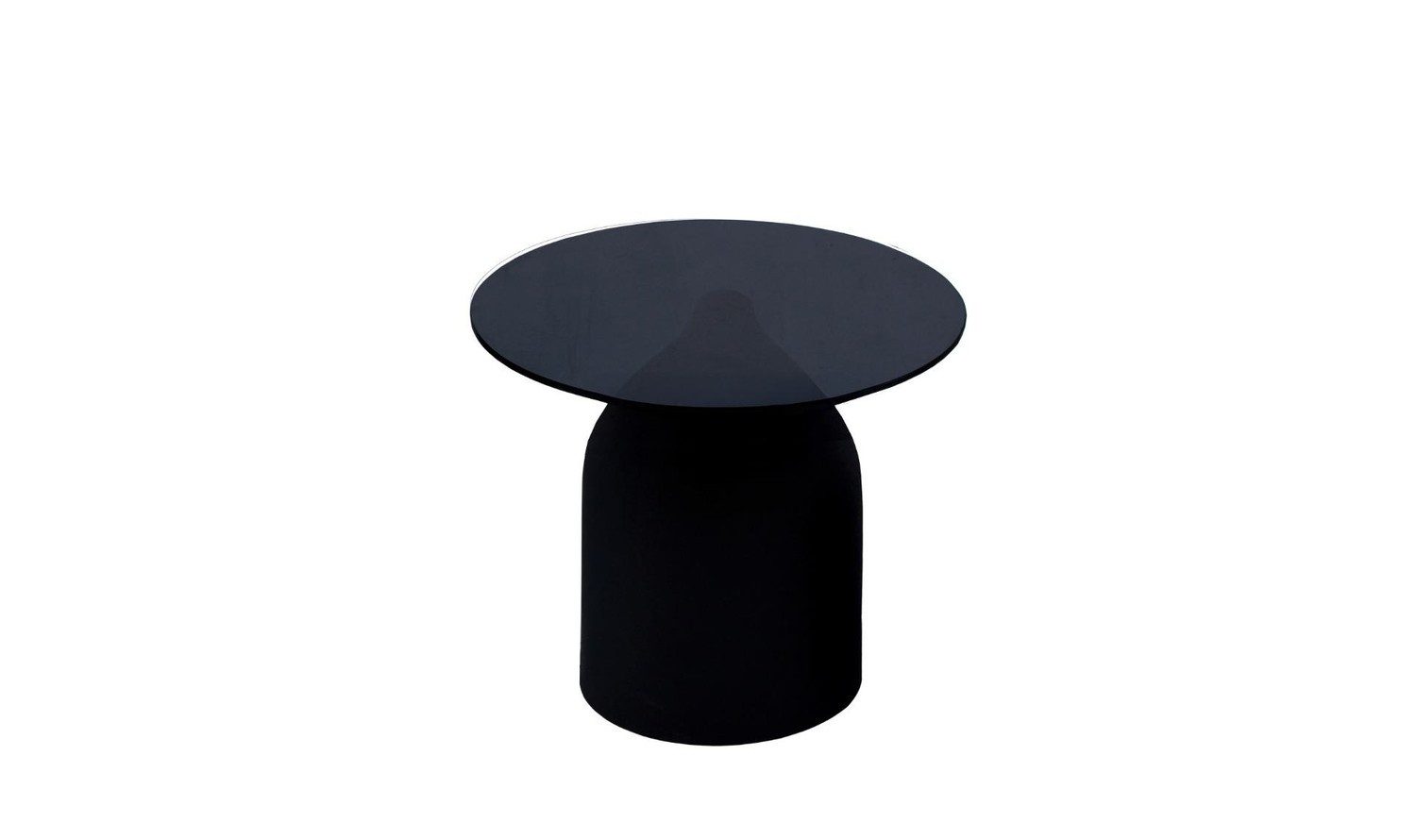 Natur24 Couchtisch Couchtisch Brix Isa Schwarz 50 x 50 x 45 cm