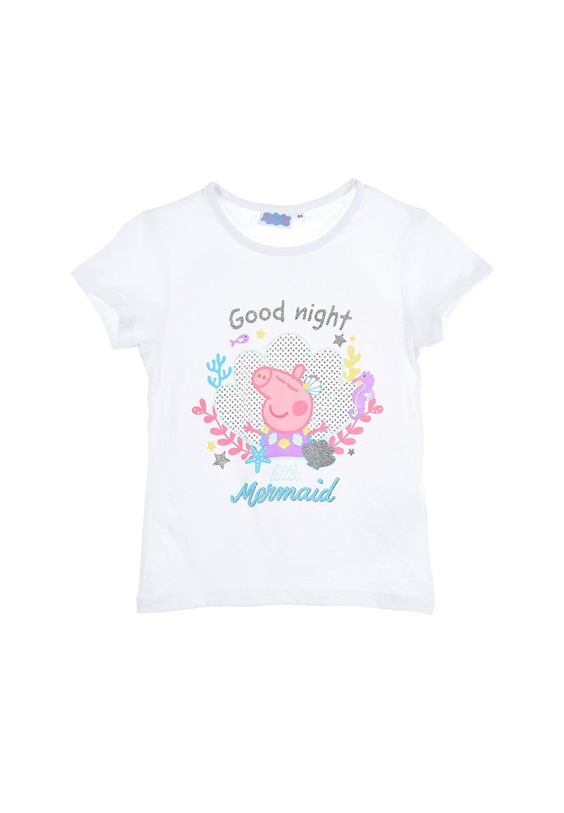 Peppa Pig Shorty + tlg) Peppa Shirt Schlafanzug Mädchen kurzarm Schlaf-Hose Wutz Pyjama (2 Kinder