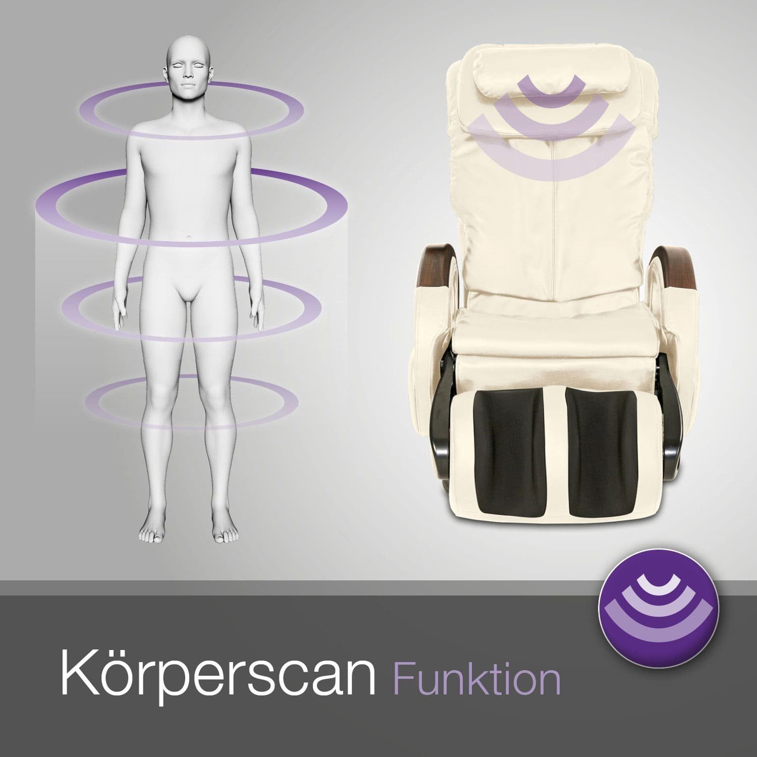 aktivshop »Komfort Deluxe«, multifunktional Massagesessel