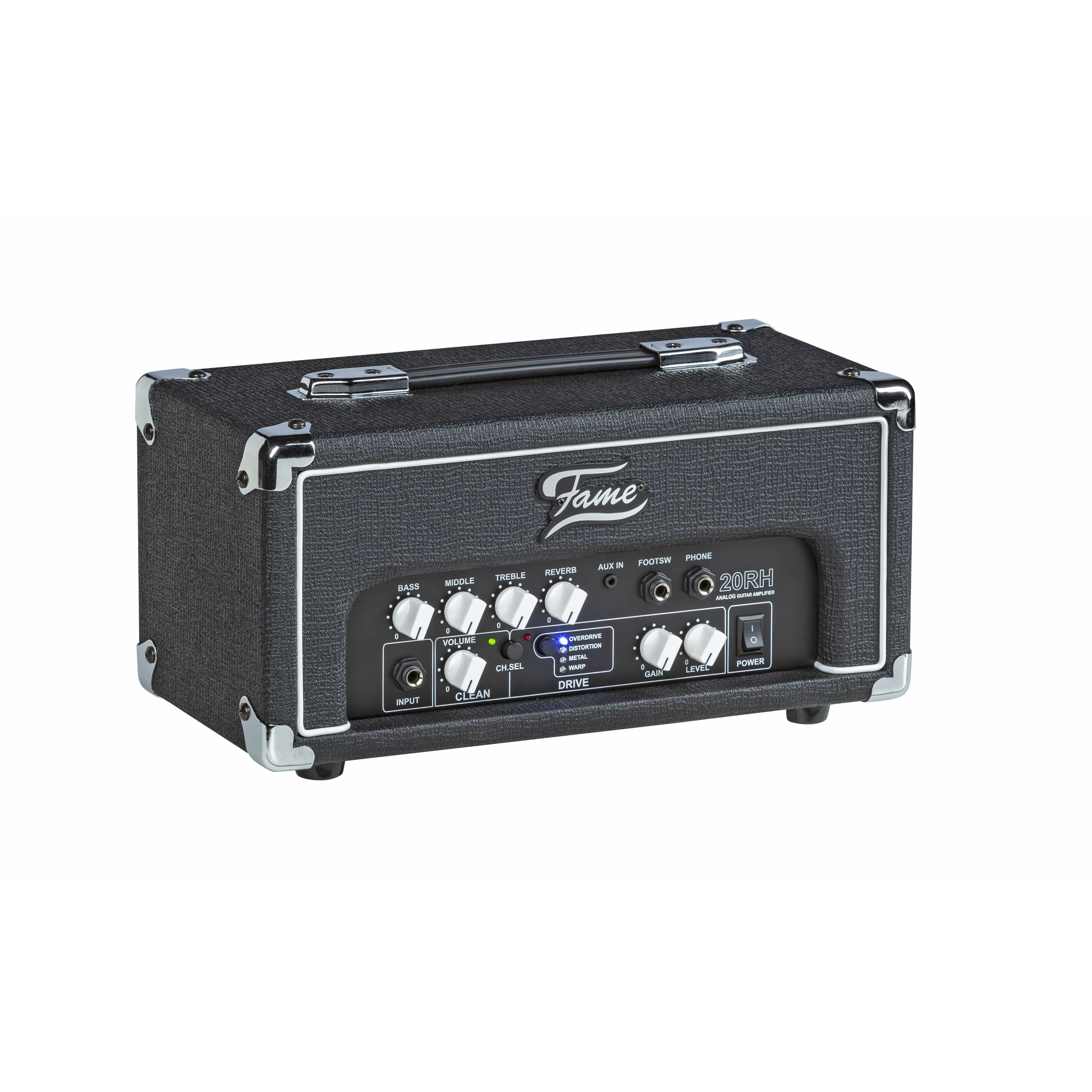 FAME Verstärker (20RH - Transistor Topteil für E-Gitarre)