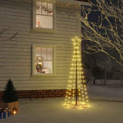 vidaXL LED Baum LED-Weihnachtsbaum Kegelform Warmweiß 108 LEDs 70x180 cm