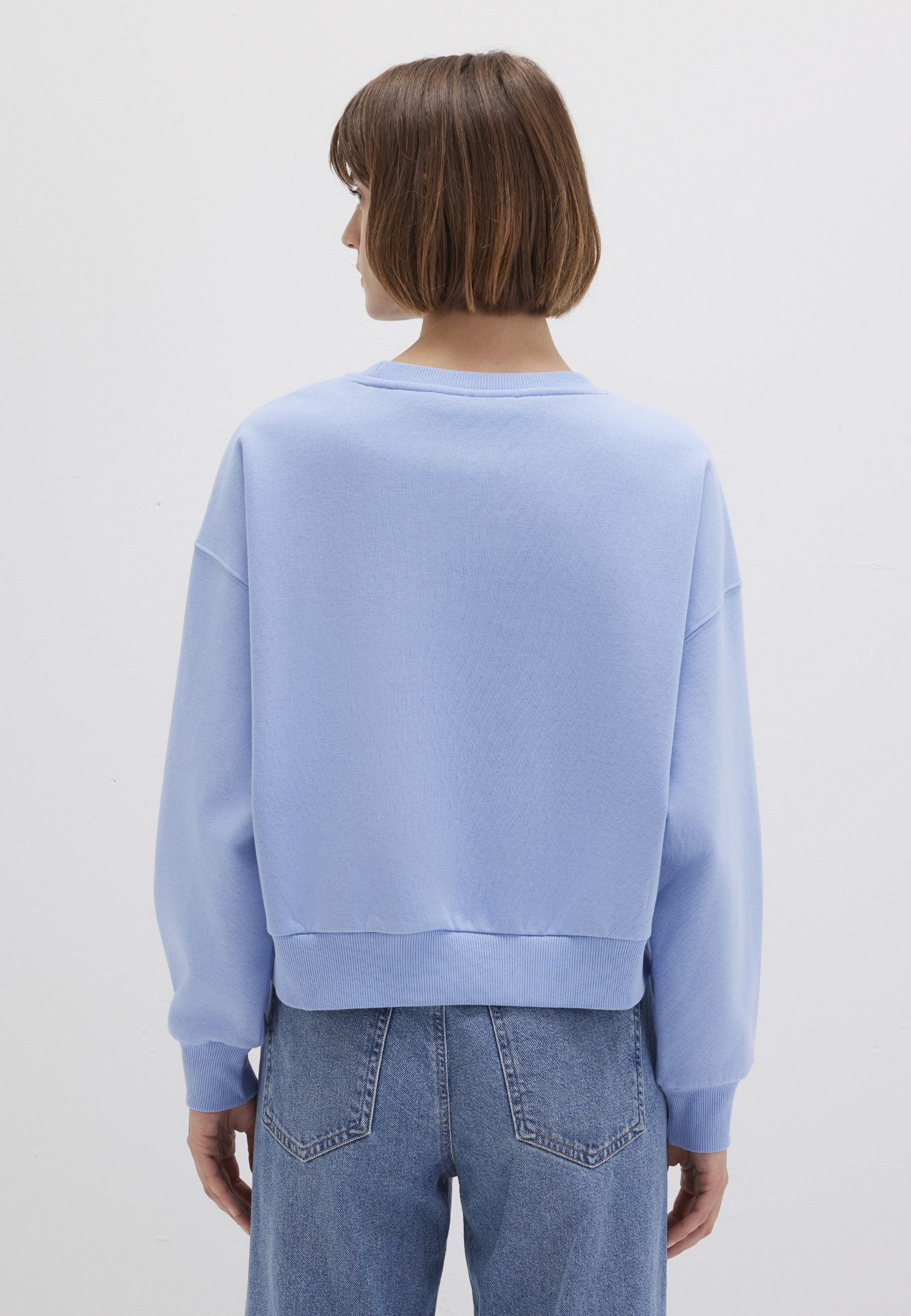 Mavi Rundhalspullover CREW NECK SWEATSHIRT Sweatshirt cropped