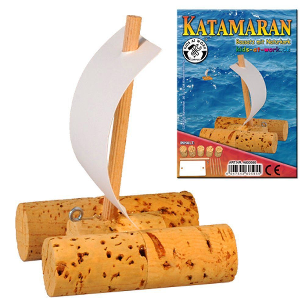 Corvus Experimentierkasten Kork Katamaran Bastelset