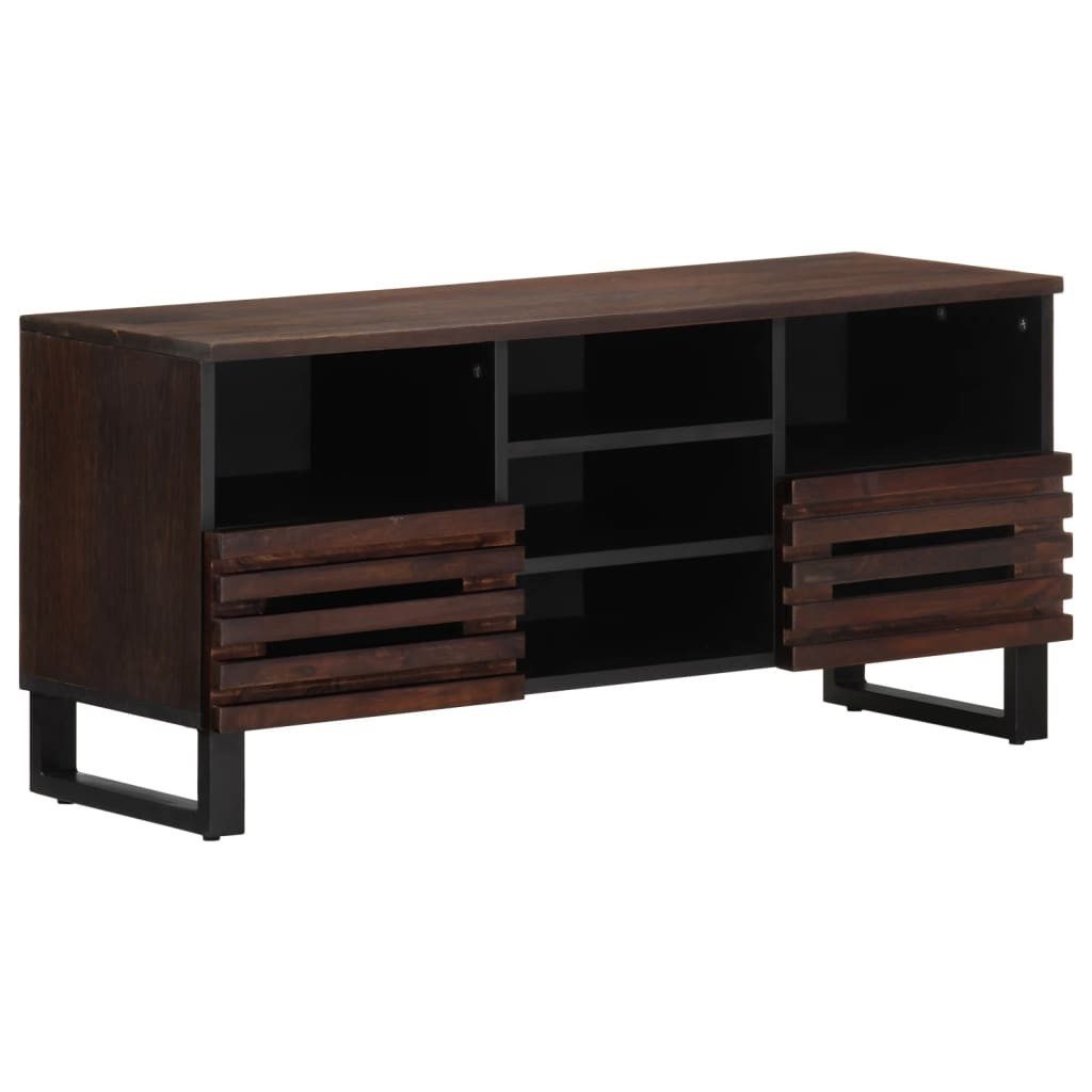 vidaXL TV-Schrank TV-Schrank Braun 100x34x46 cm Massivholz (1-St)
