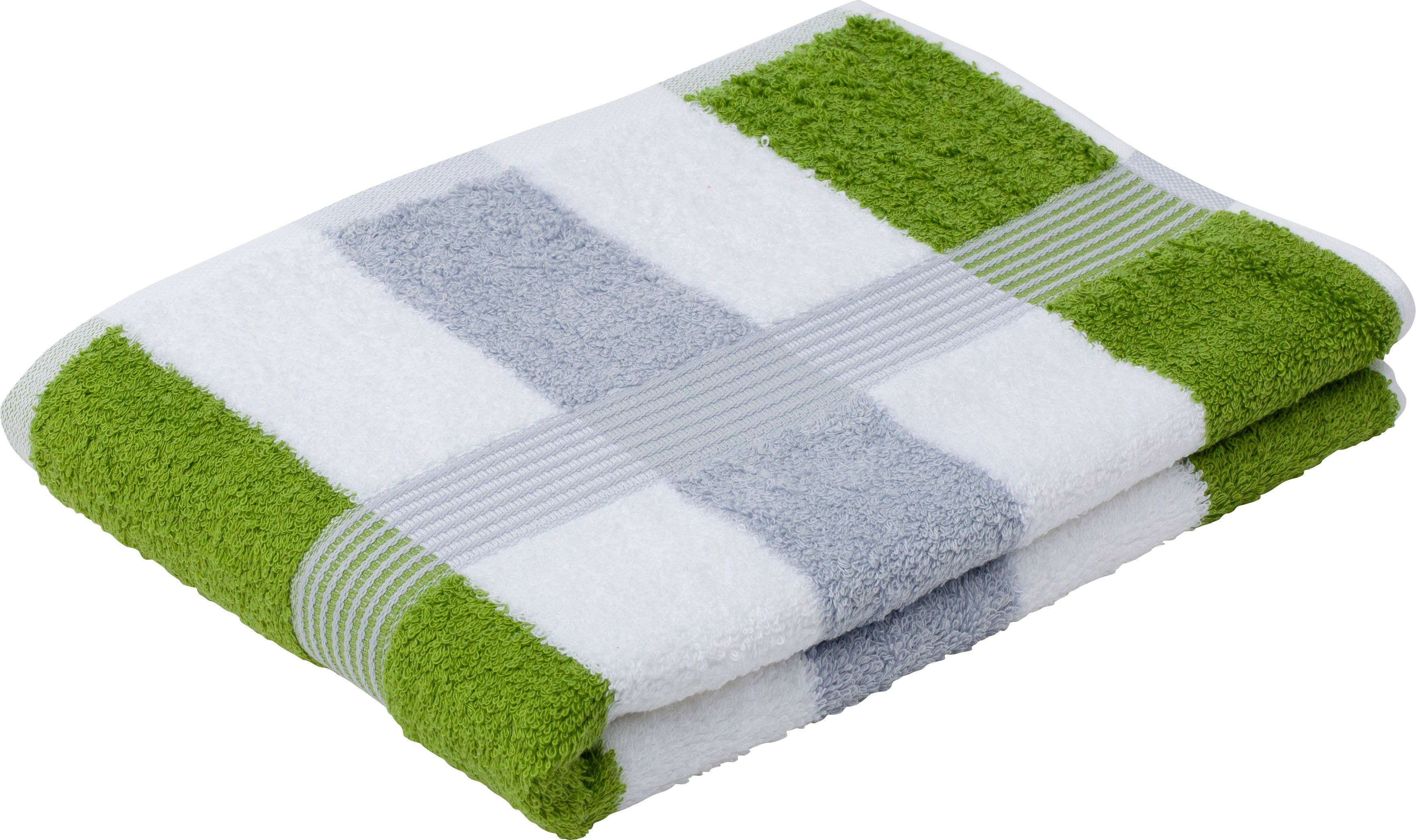 Gözze Badetuch New York, Walkfrottee (1-St), gestreift, mit strukturierter günstig online kaufen